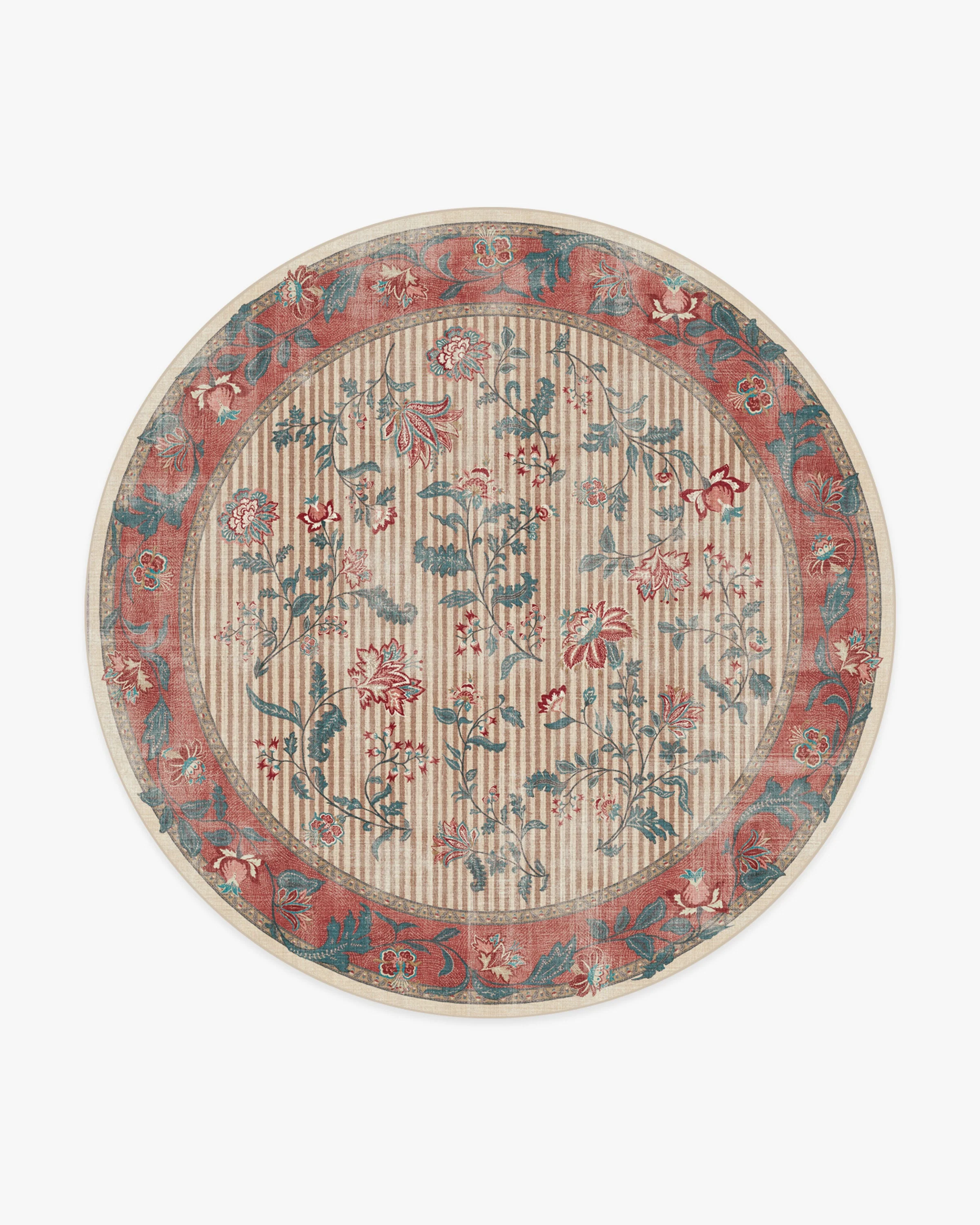 Lilou Currant & Teal Green Flatwoven Rug - Image 20
