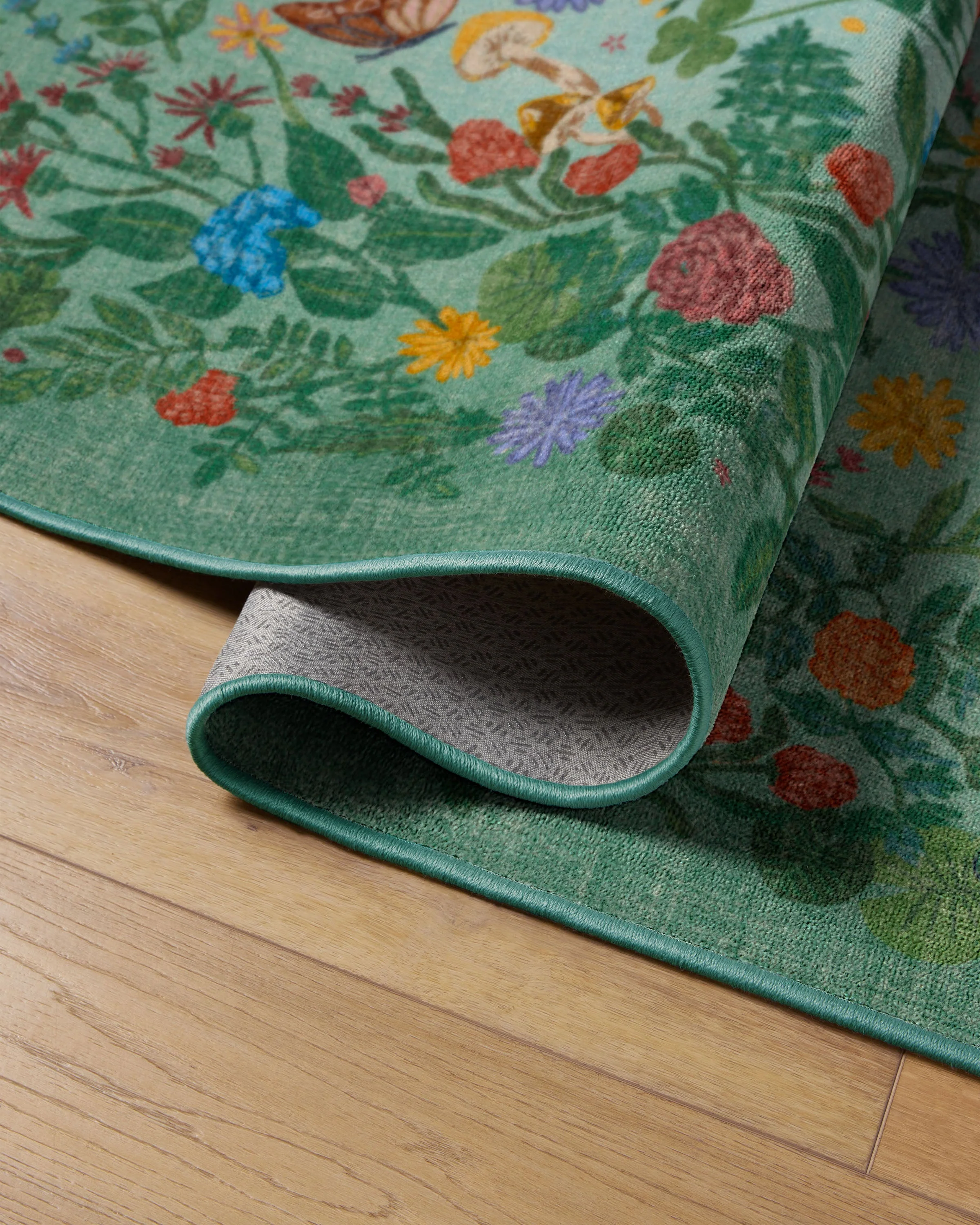 Lily Pad Meadow Multicolor Rug - Image 7