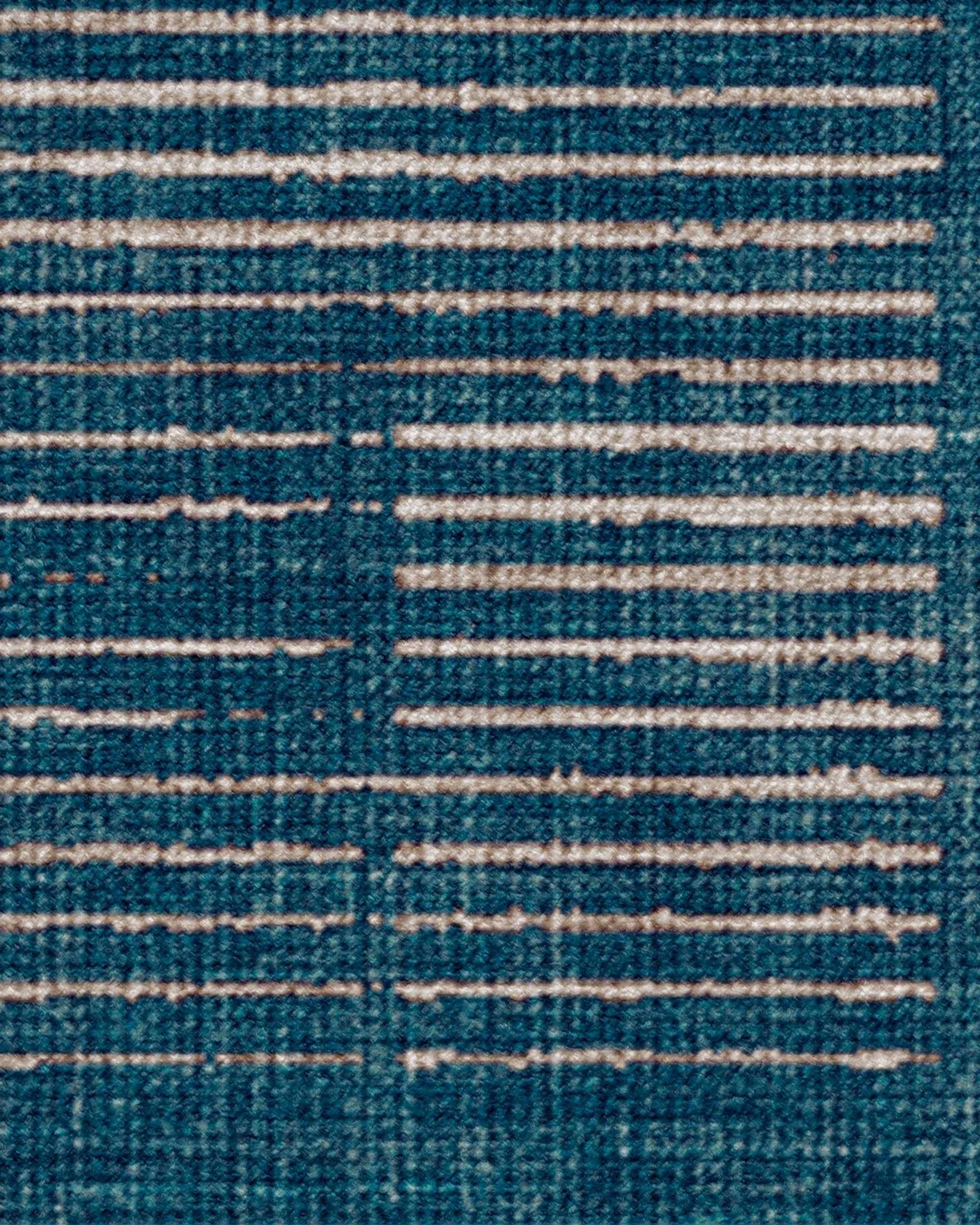 Linear Oasis Blue Rug - Image 9