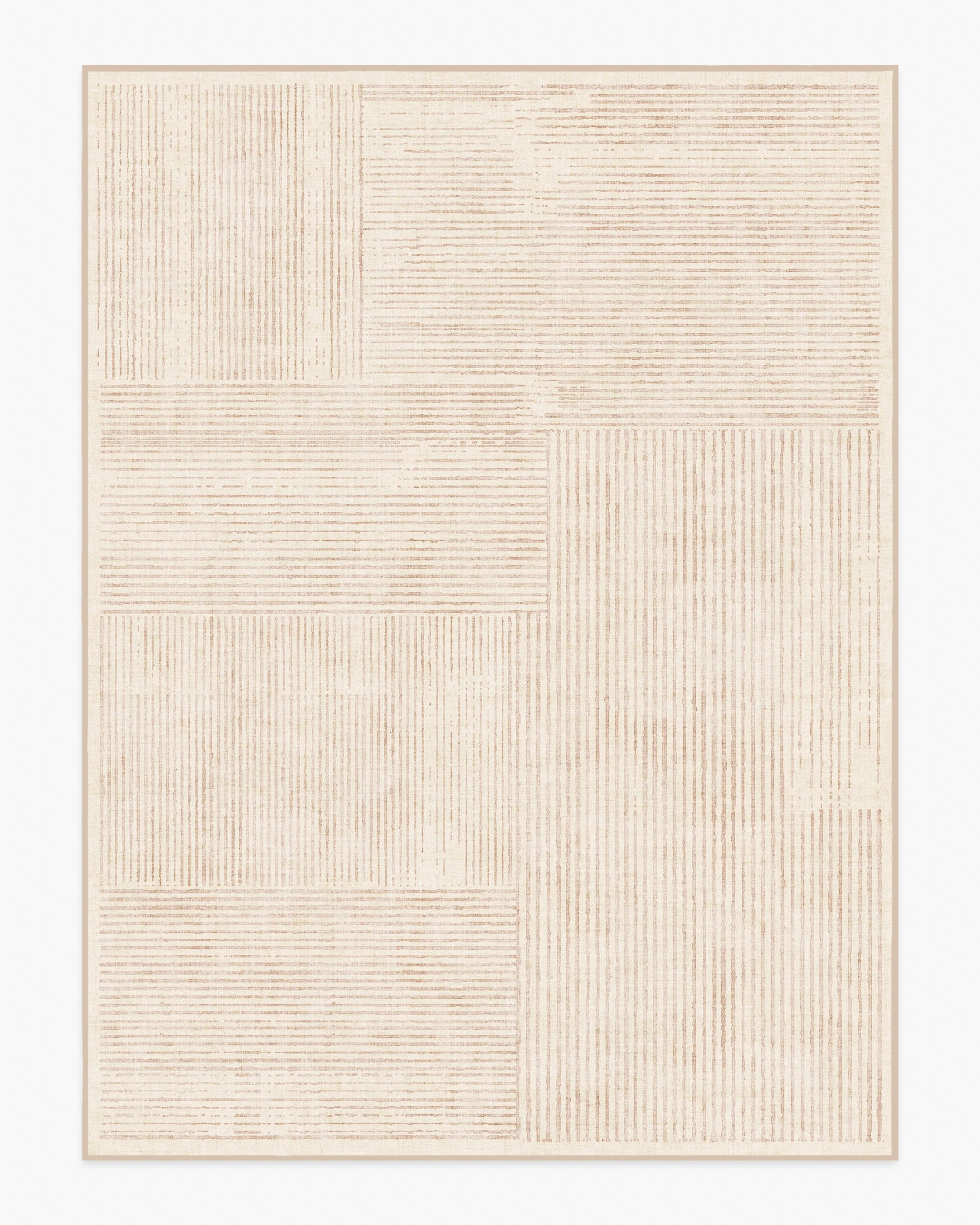 Linear Oasis Neutral Flatwoven Rug - Image 7