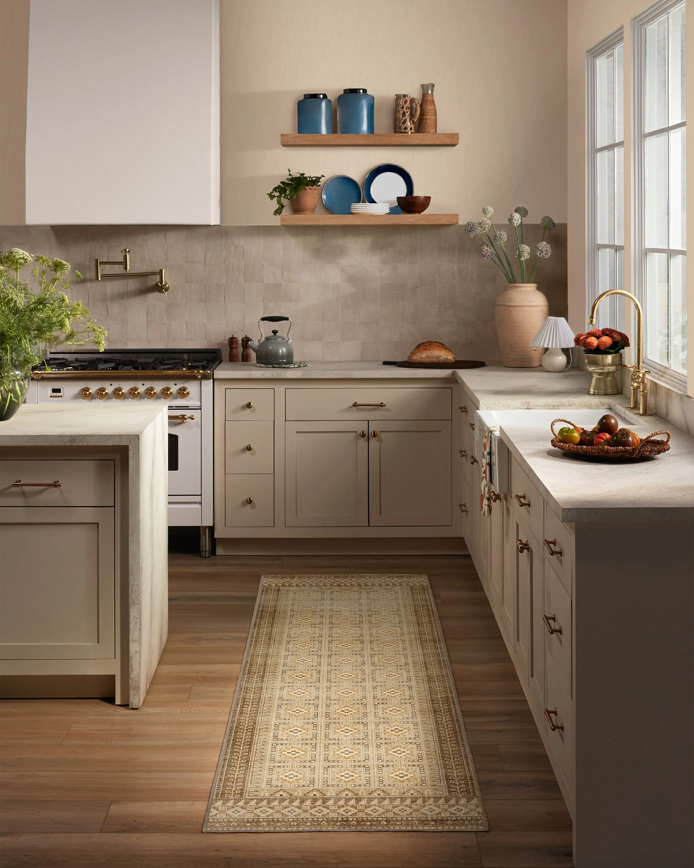 Lorah Warm Natural Flatwoven Rug - Image 8