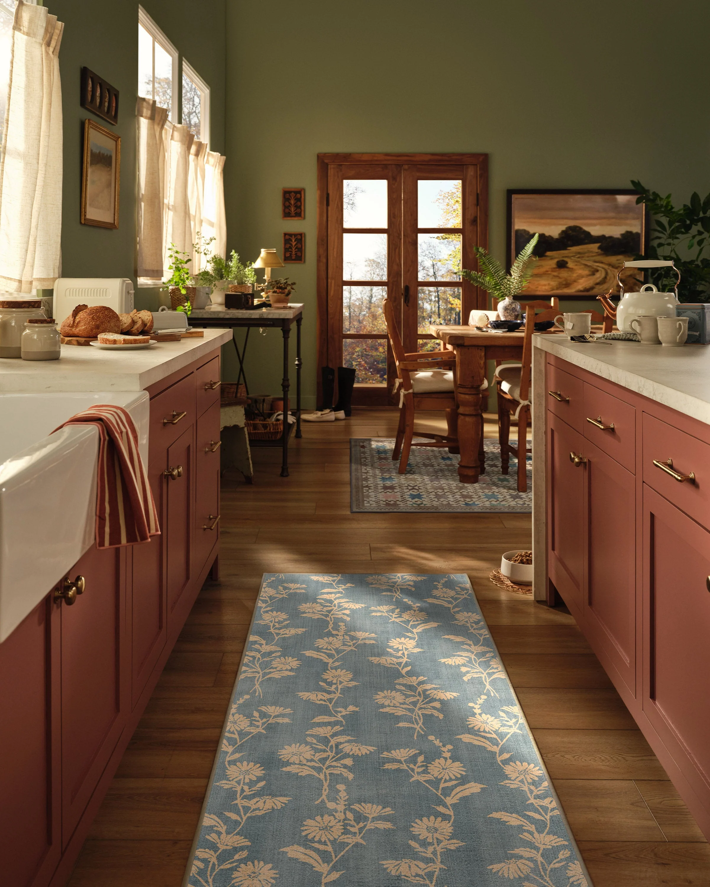 Mabel Dusty Blue Rug - Image 4