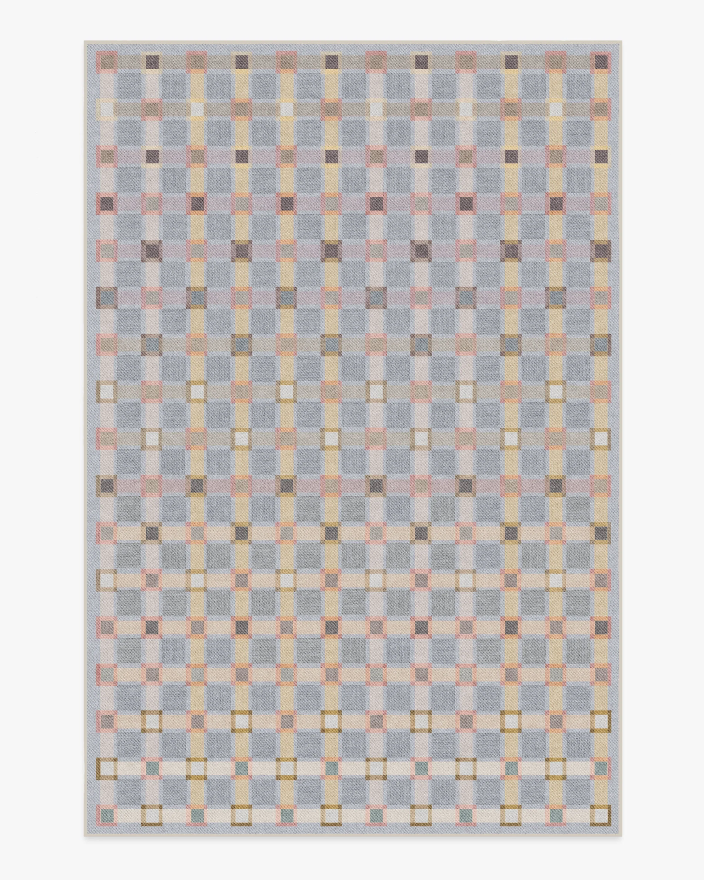 Maja Stone Blue Multicolor Flatwoven Rug - Image 12