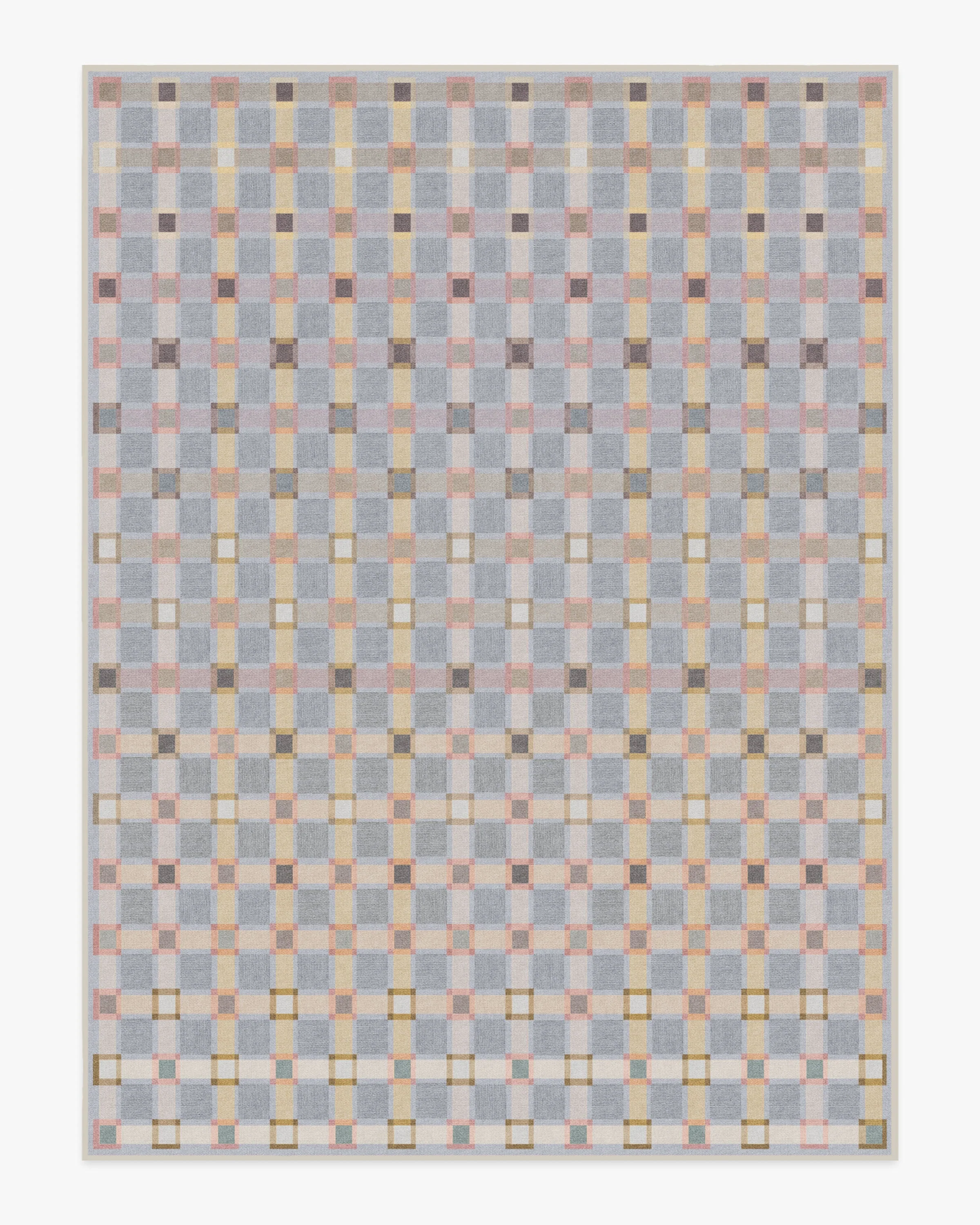 Maja Stone Blue Multicolor Flatwoven Rug - Image 14