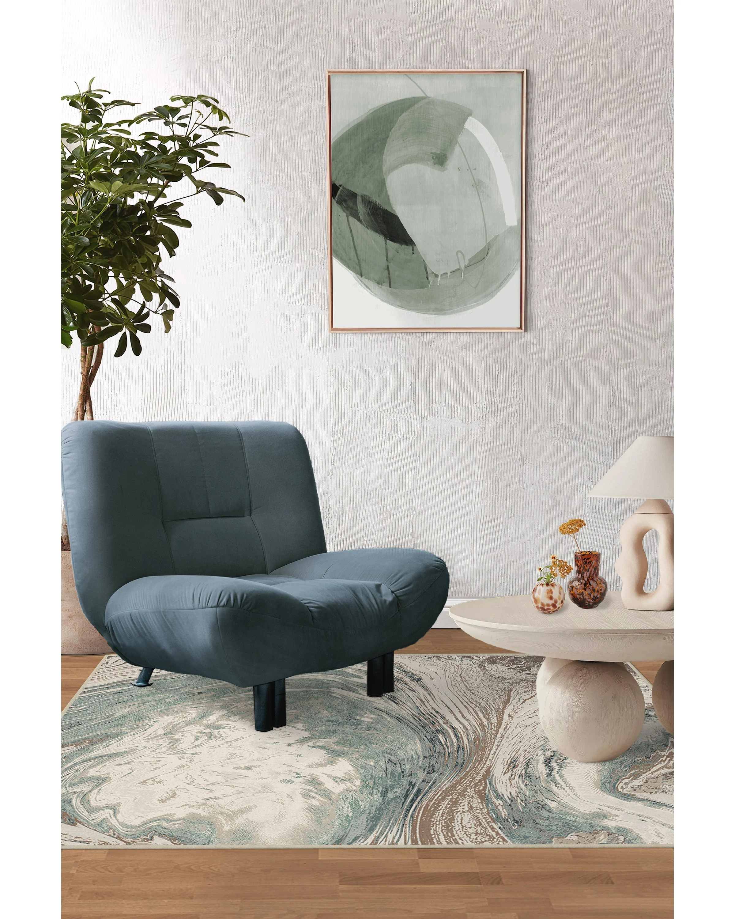 Malaspina Natural Sage Rug - Image 18