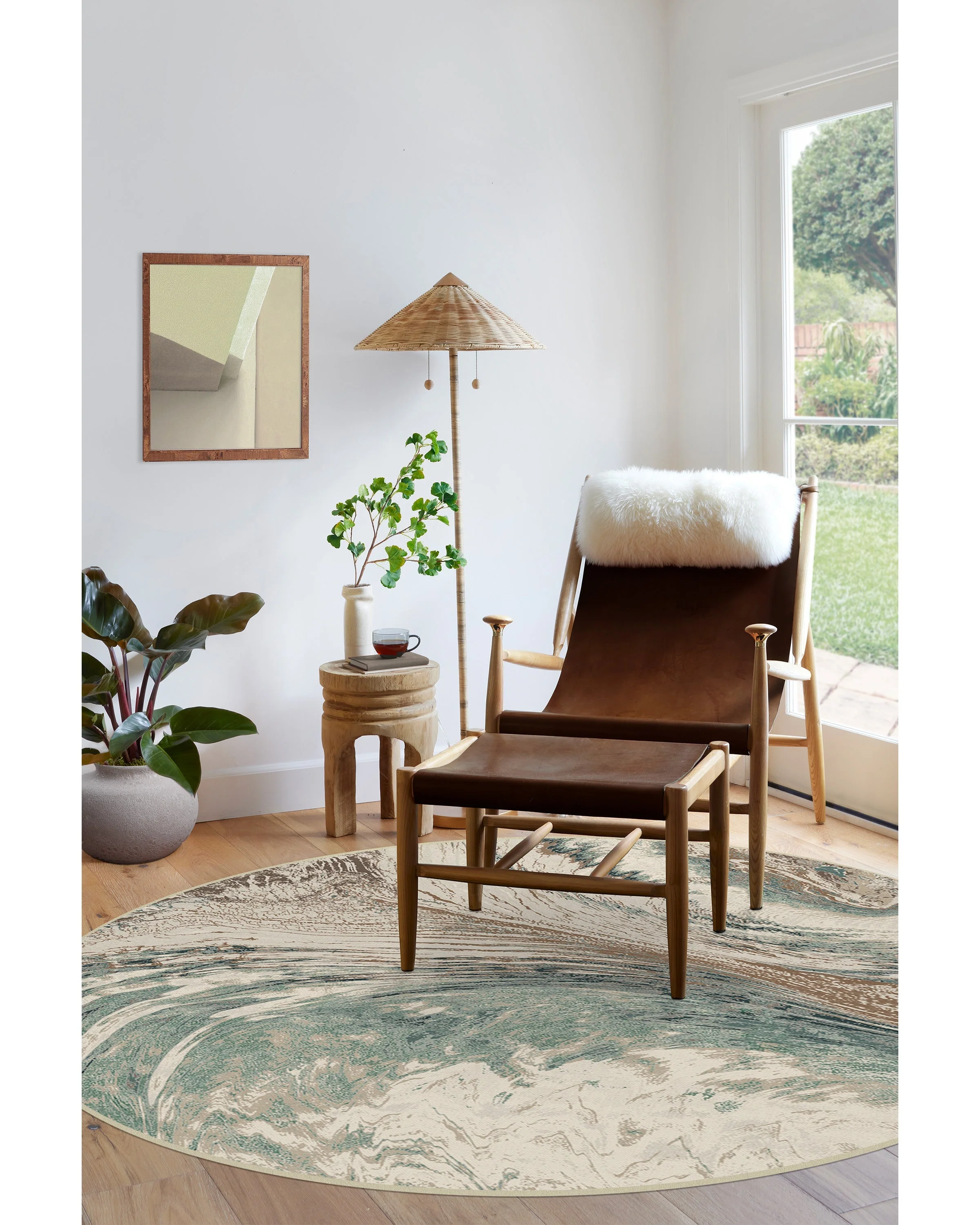 Malaspina Natural Sage Rug - Image 19