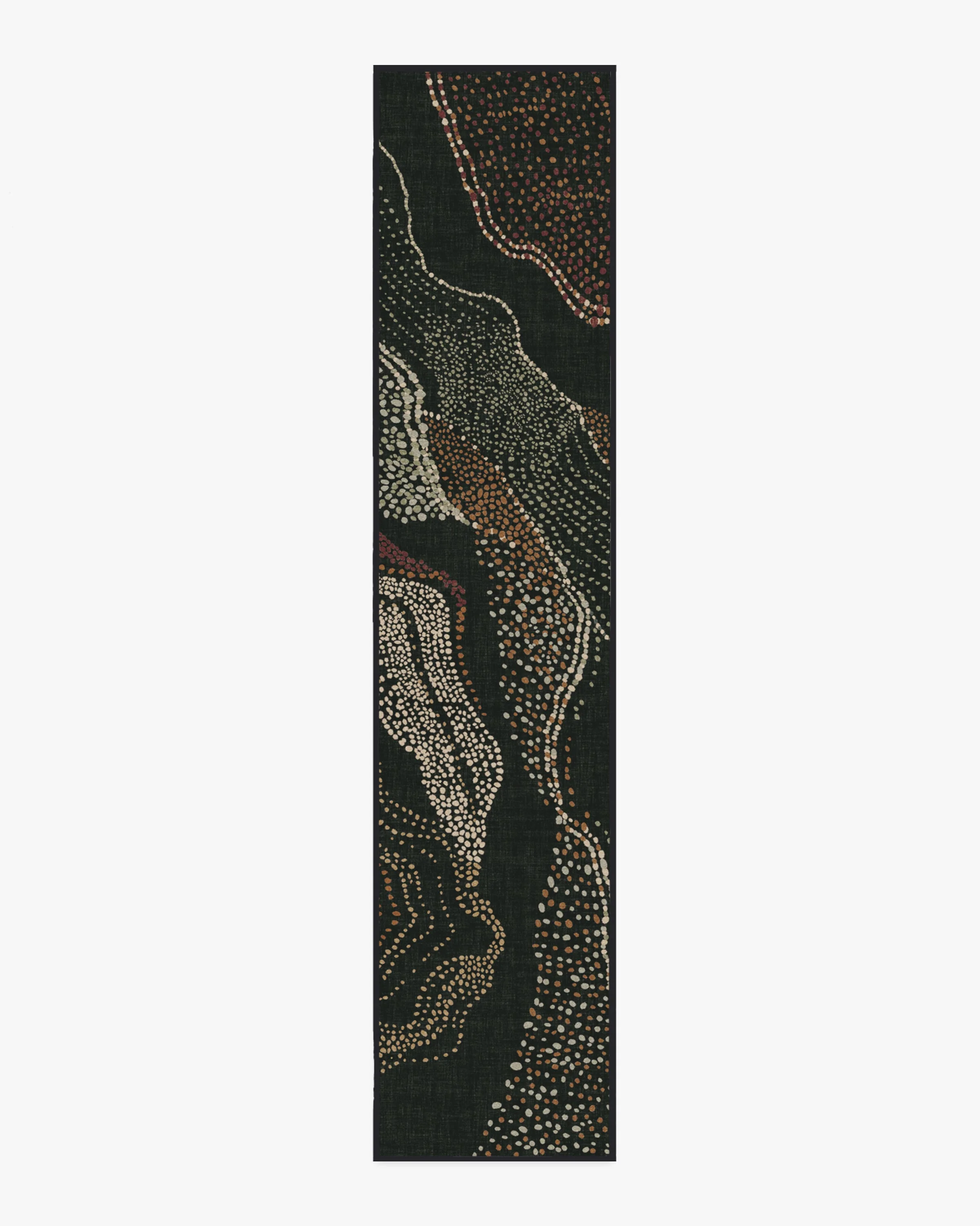 Adorned Black Multicolor Flatwoven Rug by Malene Barnett - Image 11