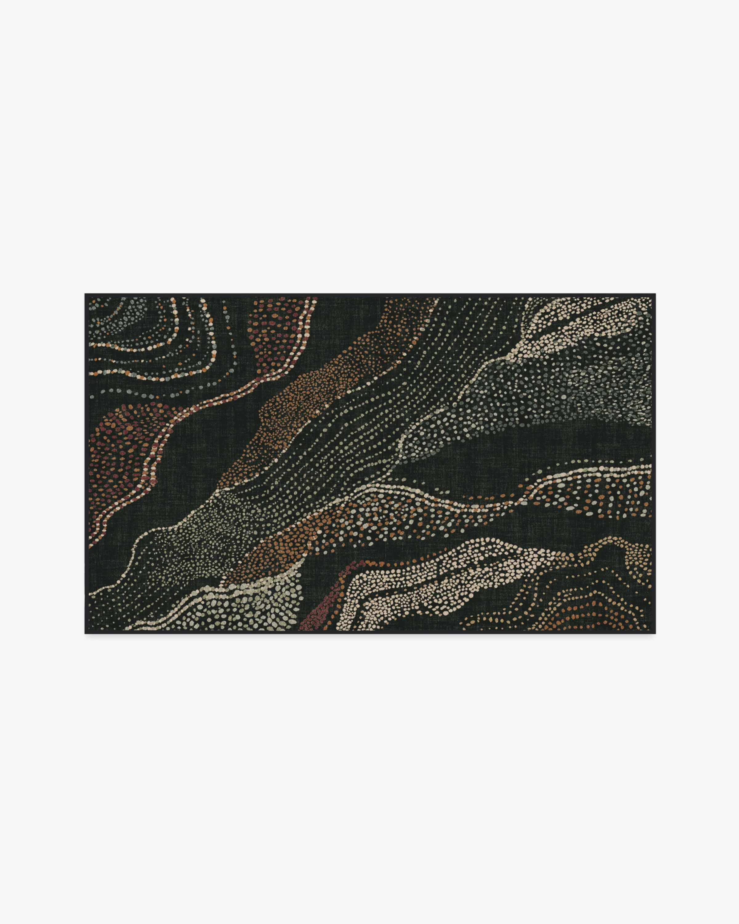 Adorned Black Multicolor Flatwoven Rug by Malene Barnett - Image 12