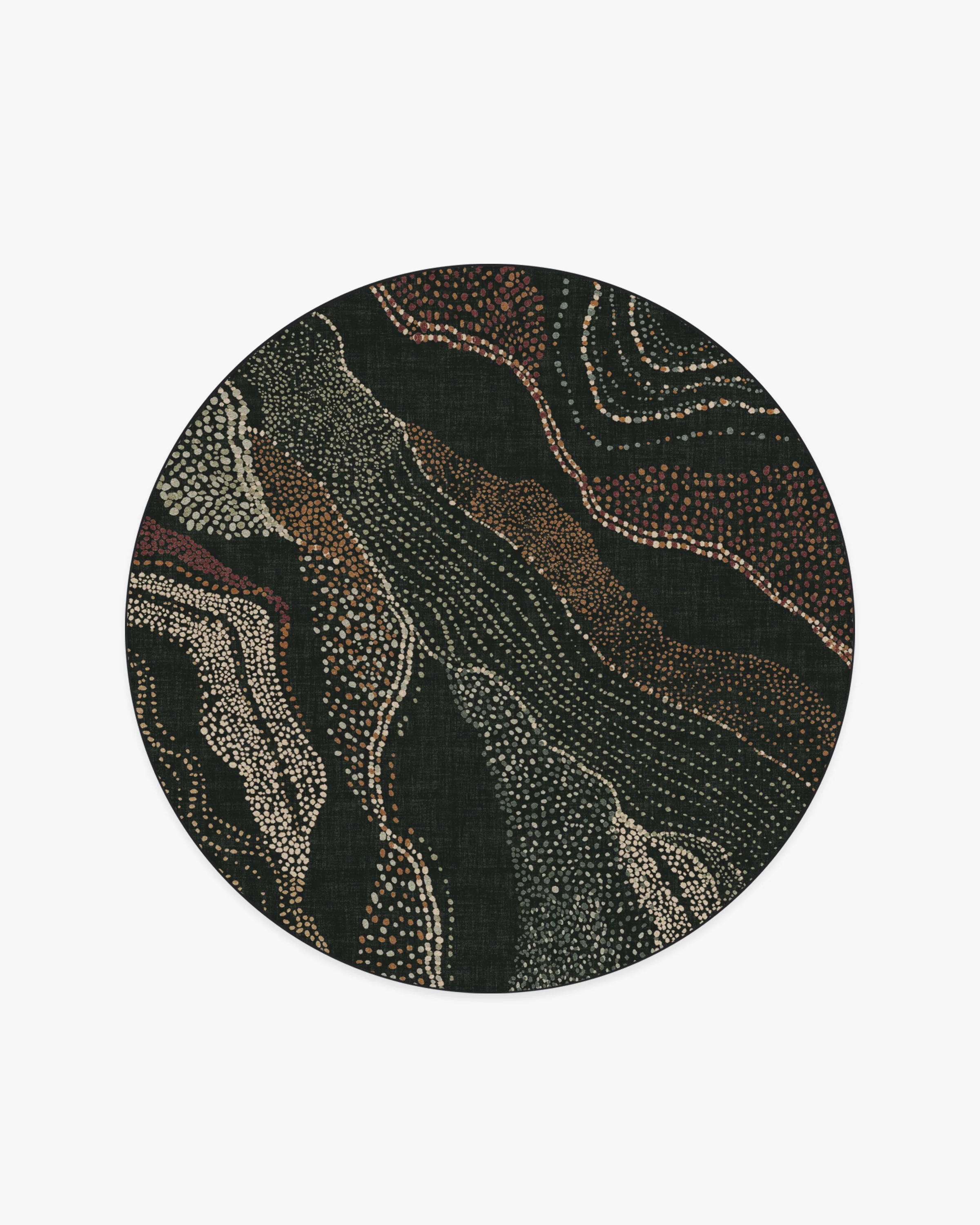 Adorned Black Multicolor Flatwoven Rug by Malene Barnett - Image 18