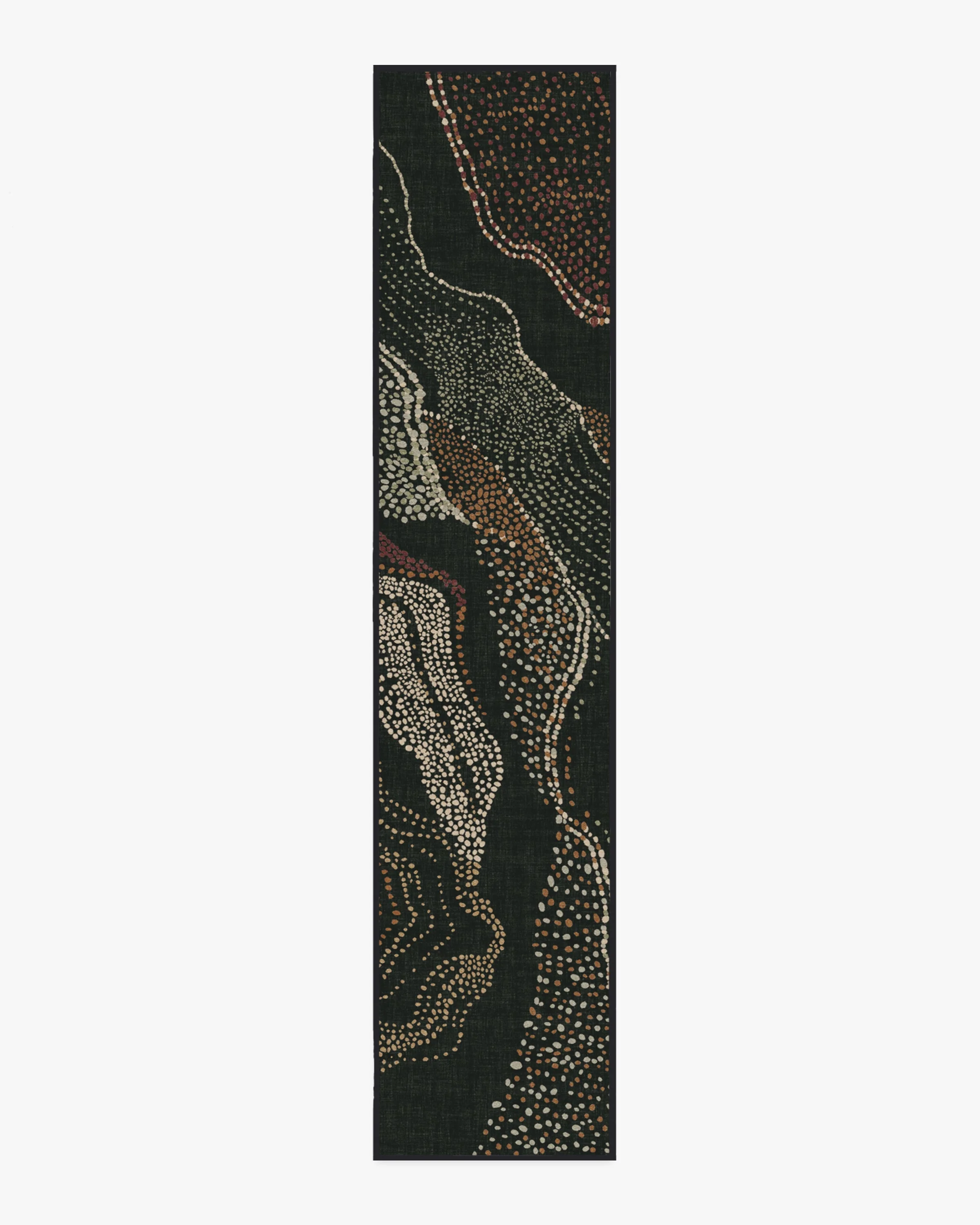 Adorned Black Multicolor Rug by Malene Barnett - Image 4
