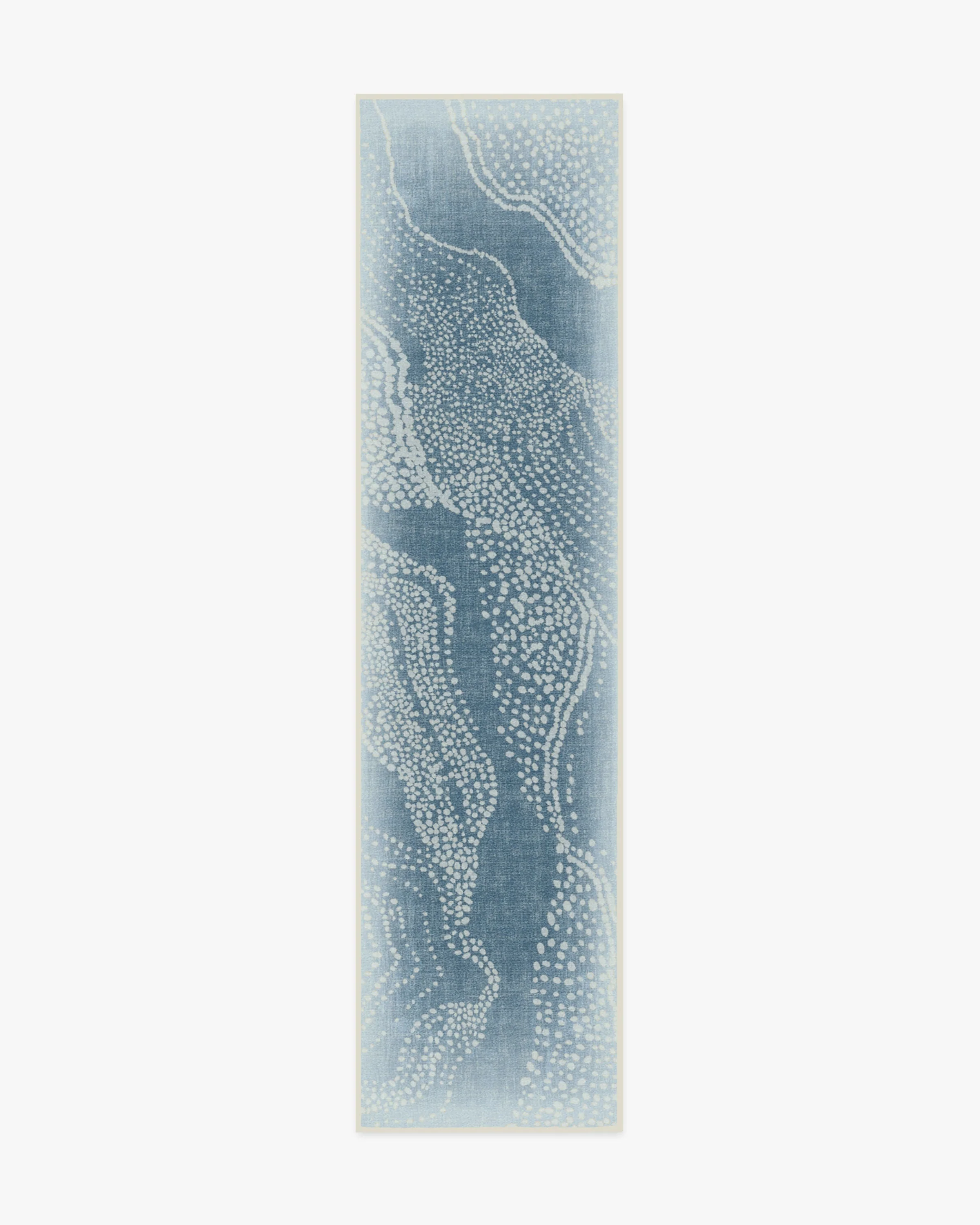 Adorned Soft Blue Flatwoven Rug by Malene Barnett - Image 10