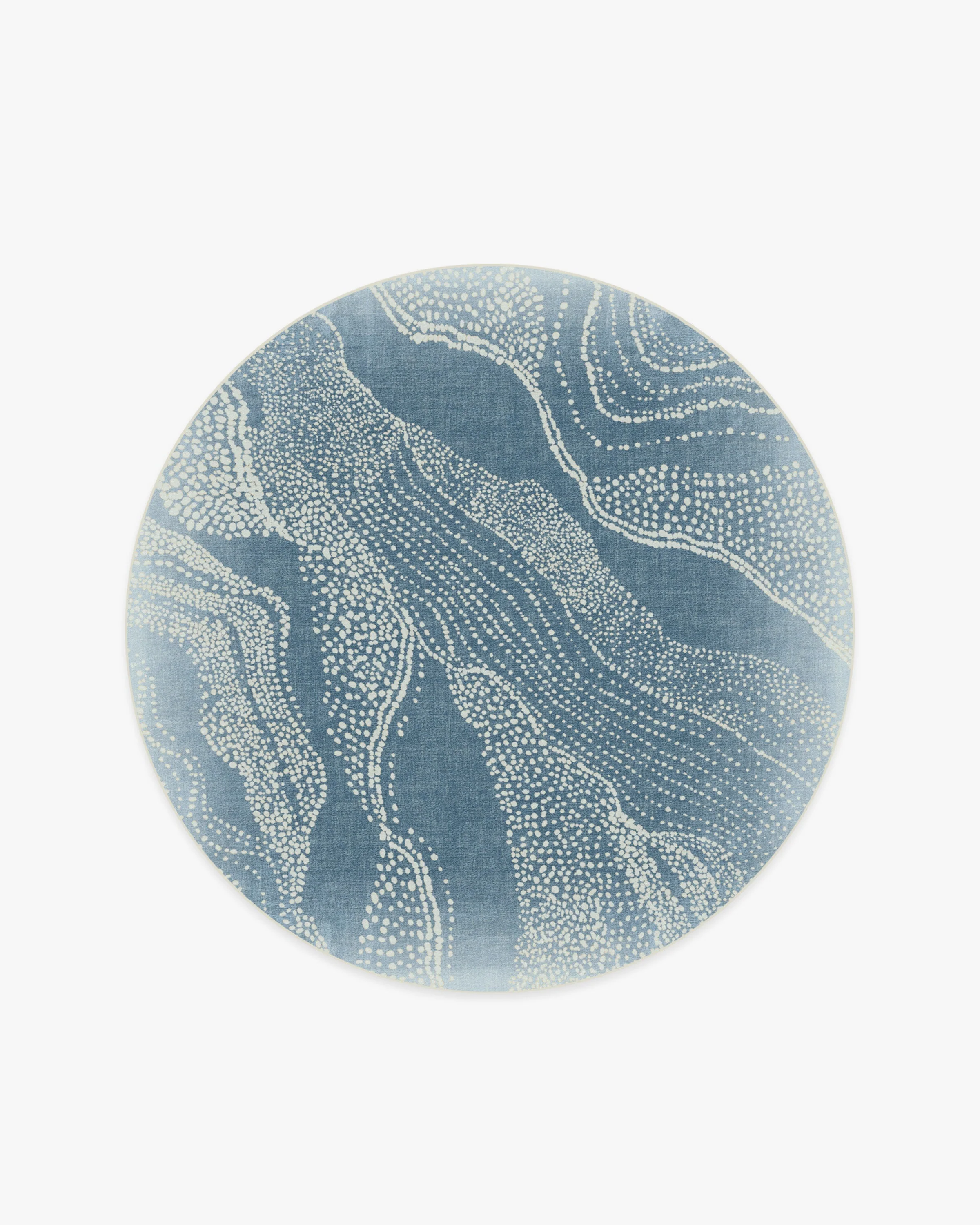 Adorned Soft Blue Rug by Malene Barnett - Image 10