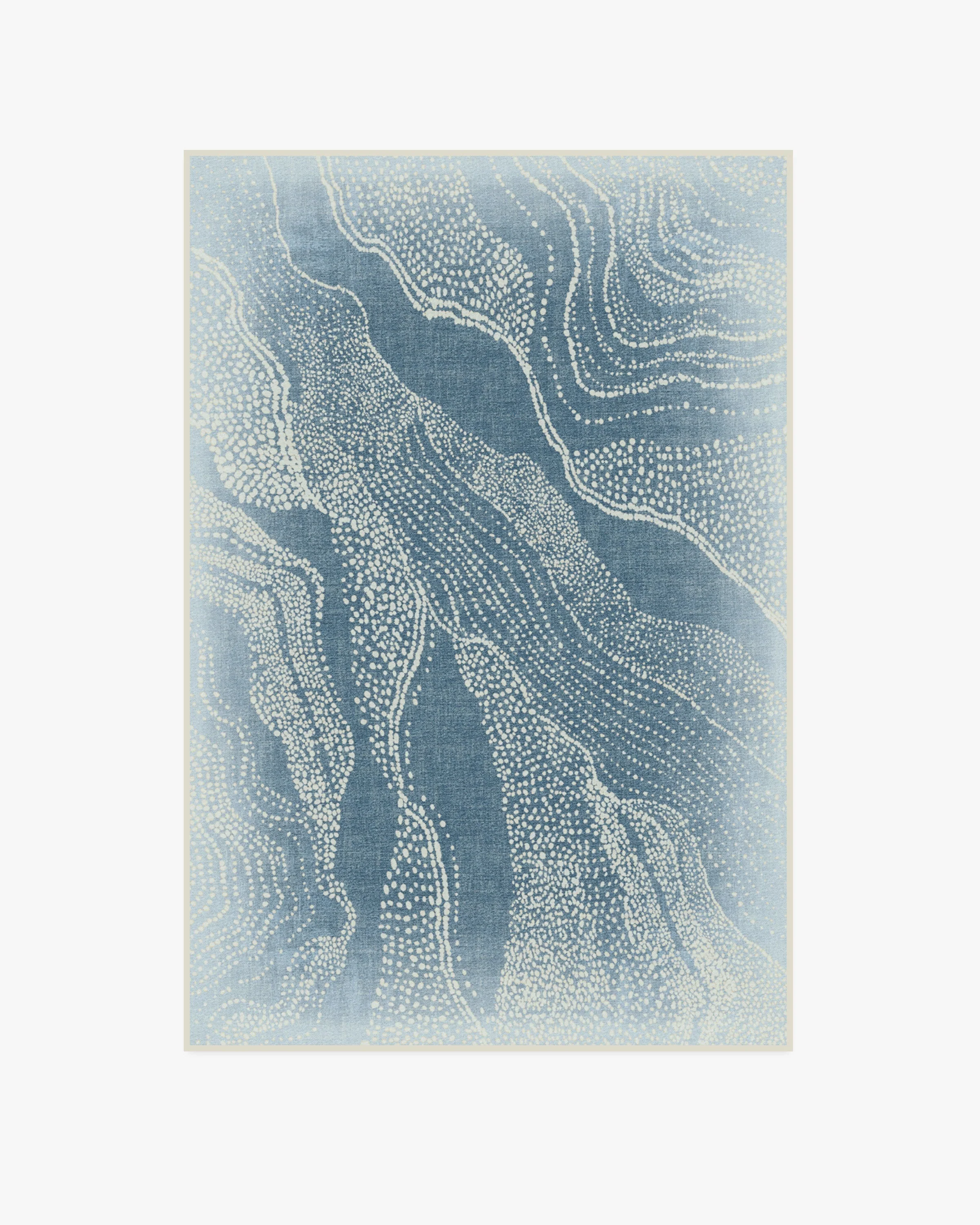 Adorned Soft Blue Rug by Malene Barnett - Image 6