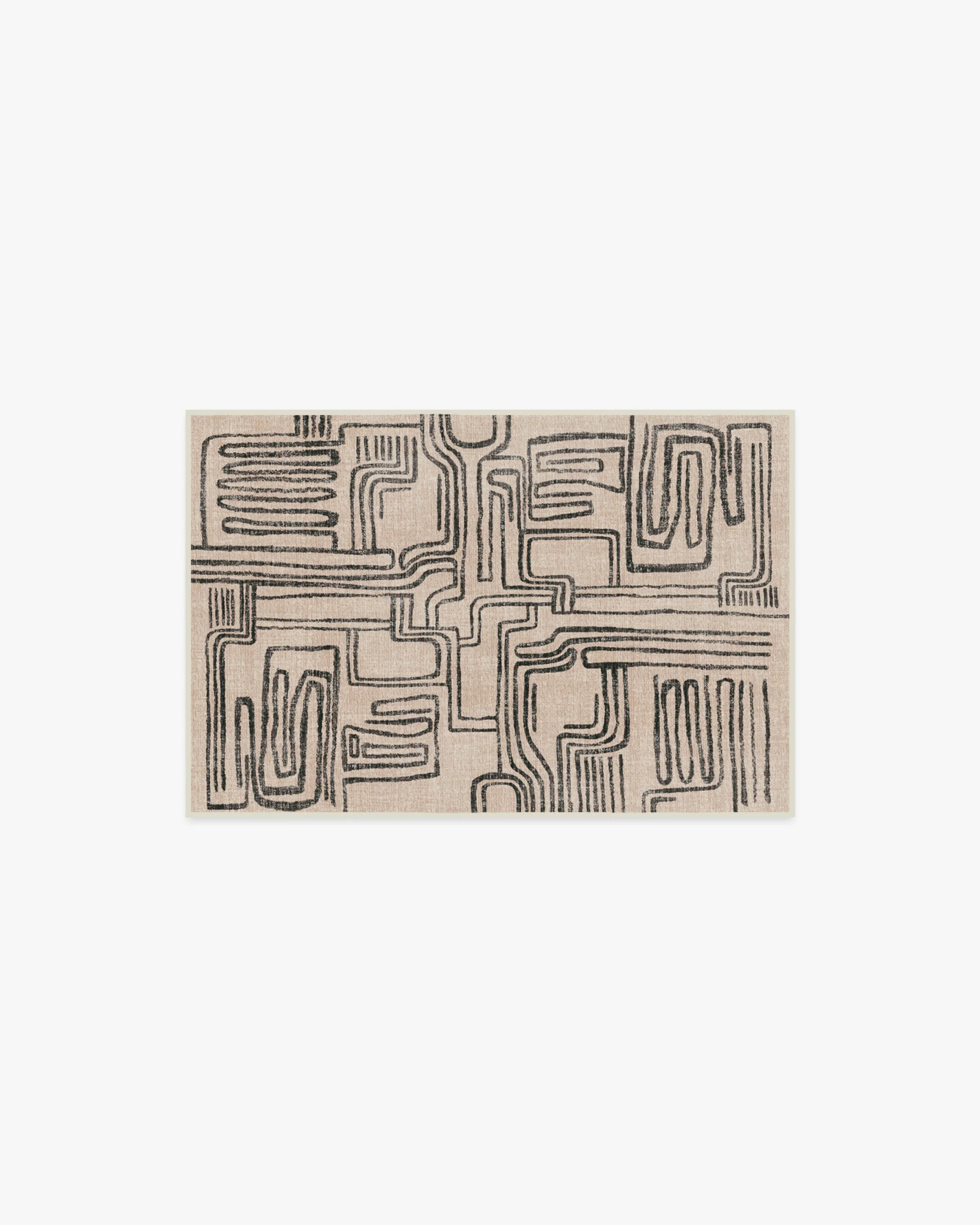 Kassena Black & Ivory Flatwoven Rug by Malene Barnett - Image 8