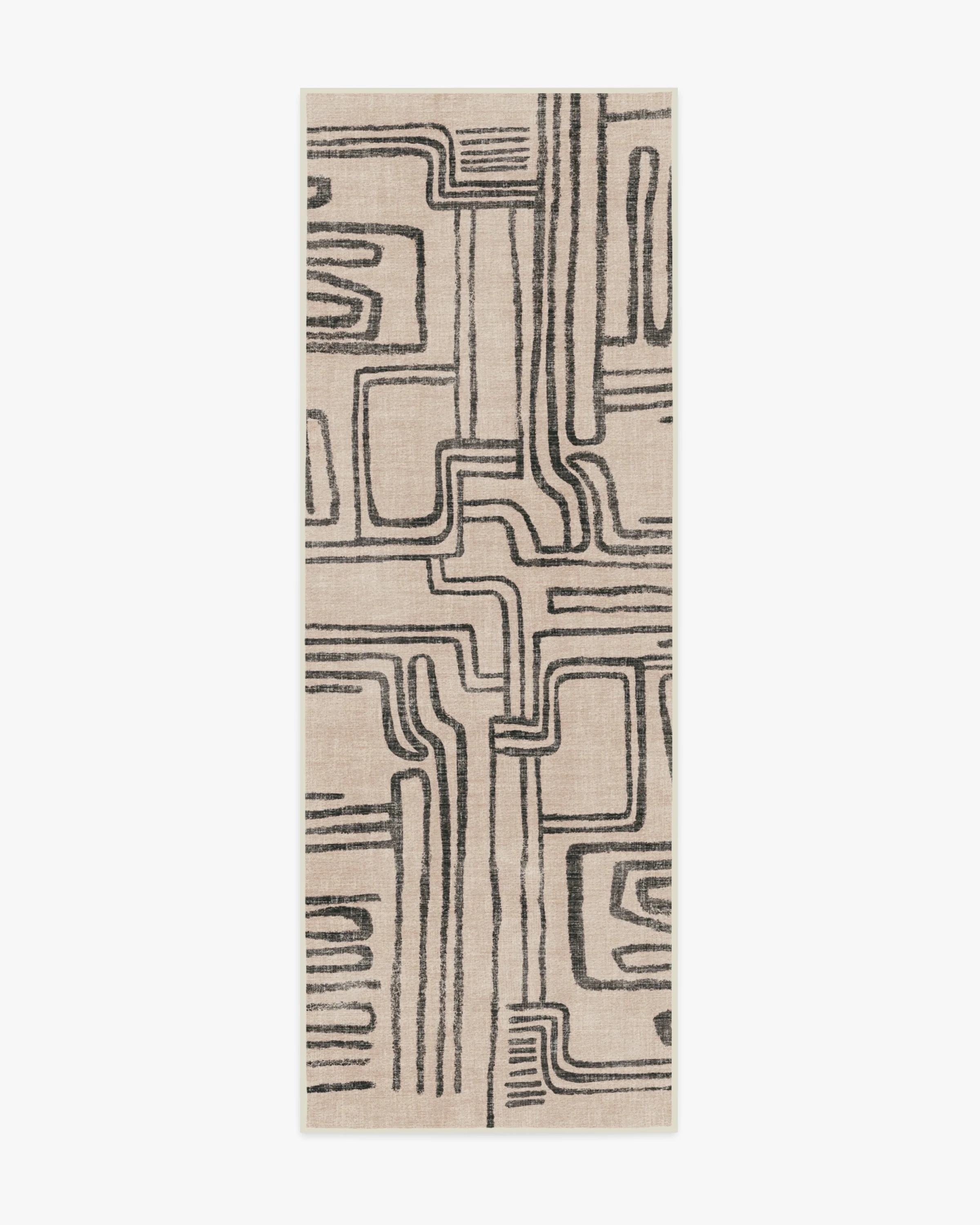 Kassena Black & Ivory Flatwoven Rug by Malene Barnett - Image 9