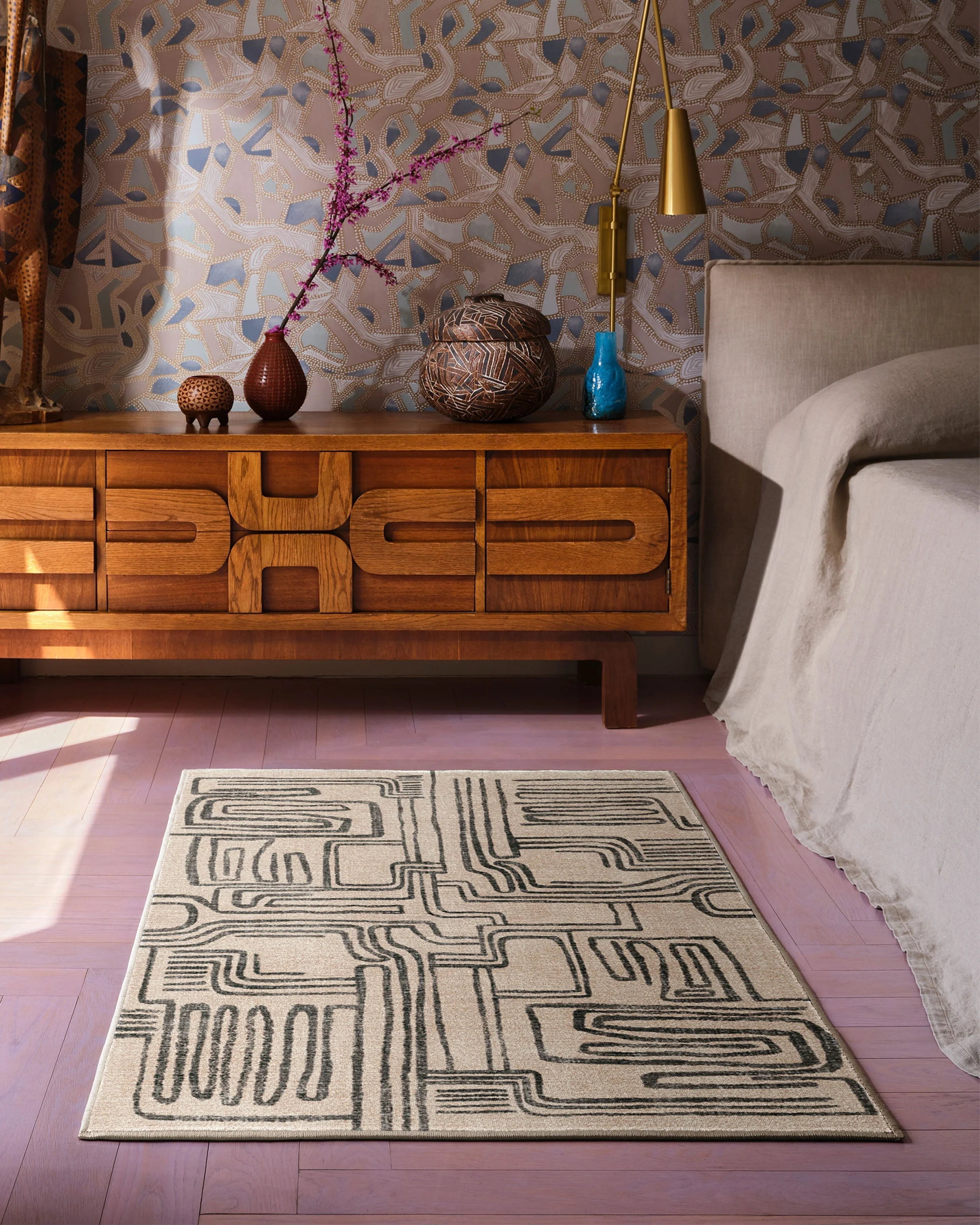 Kassena Black & Ivory Rug by Malene Barnett - Image 17