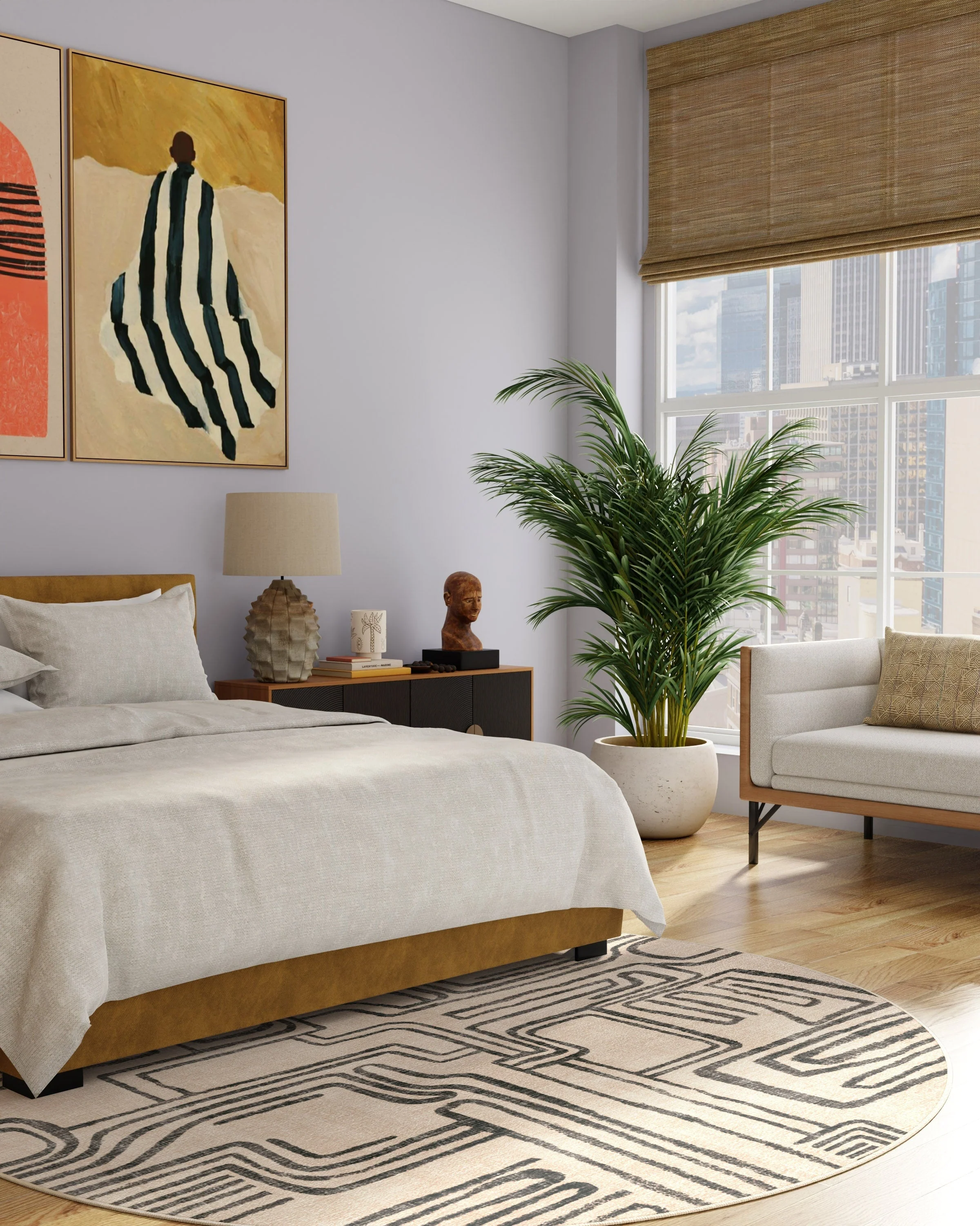 Kassena Black & Ivory Rug by Malene Barnett - Image 18