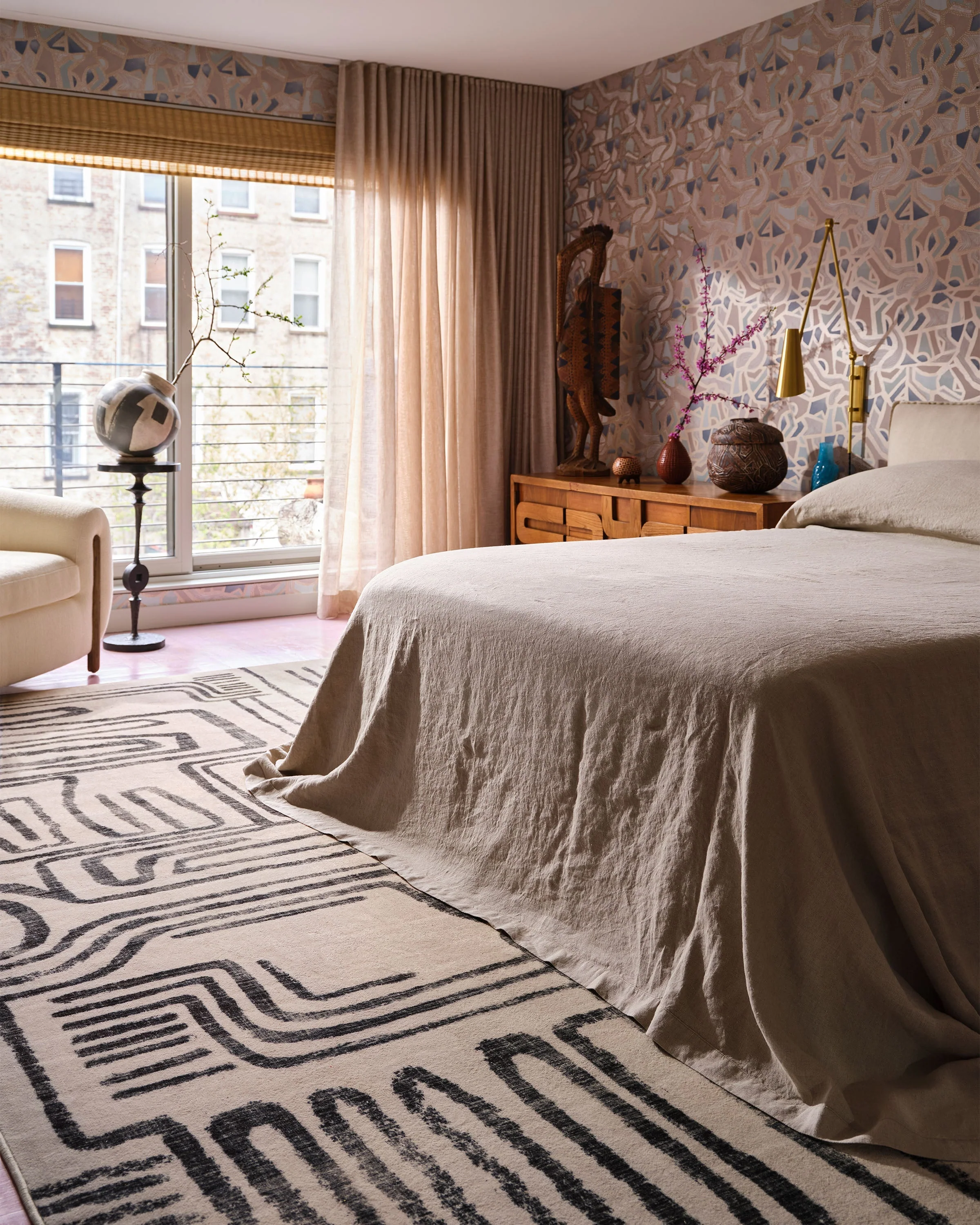 Kassena Black & Ivory Rug by Malene Barnett - Image 19