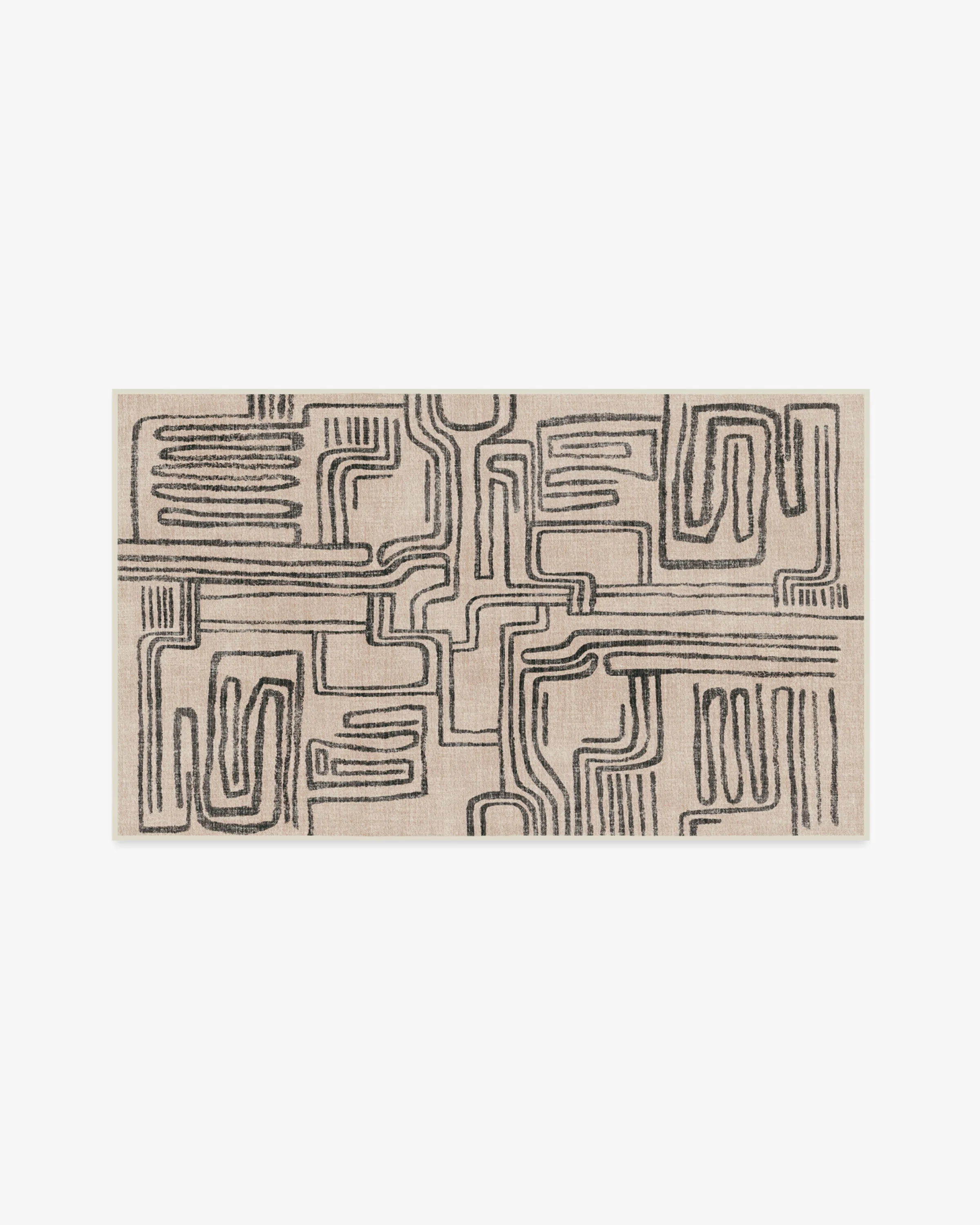 Kassena Black & Ivory Rug by Malene Barnett - Image 5