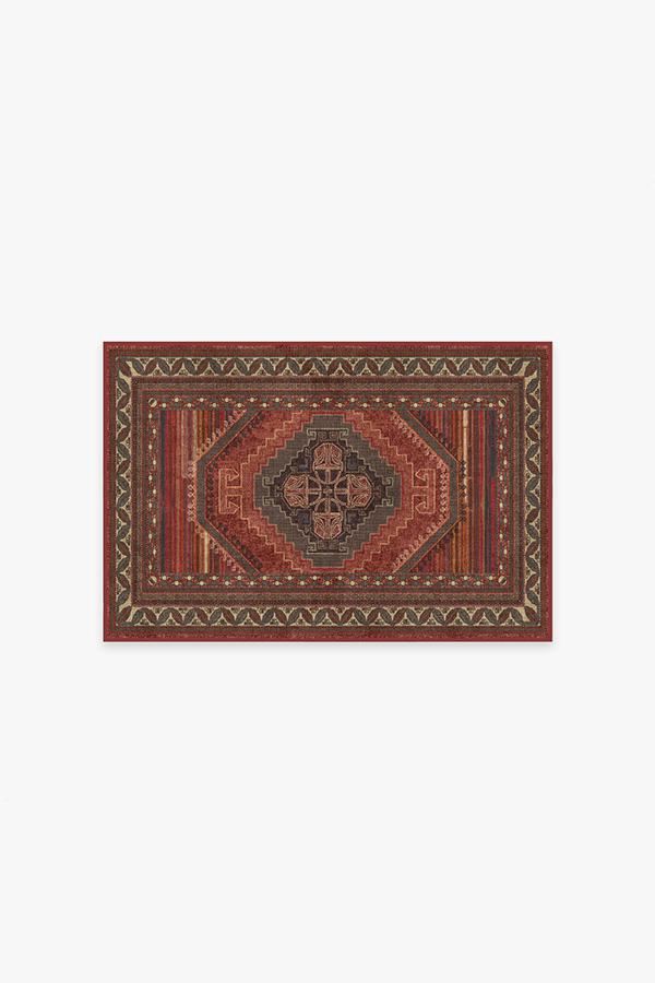 Mandalore Scarlet Red Rug - Image 15