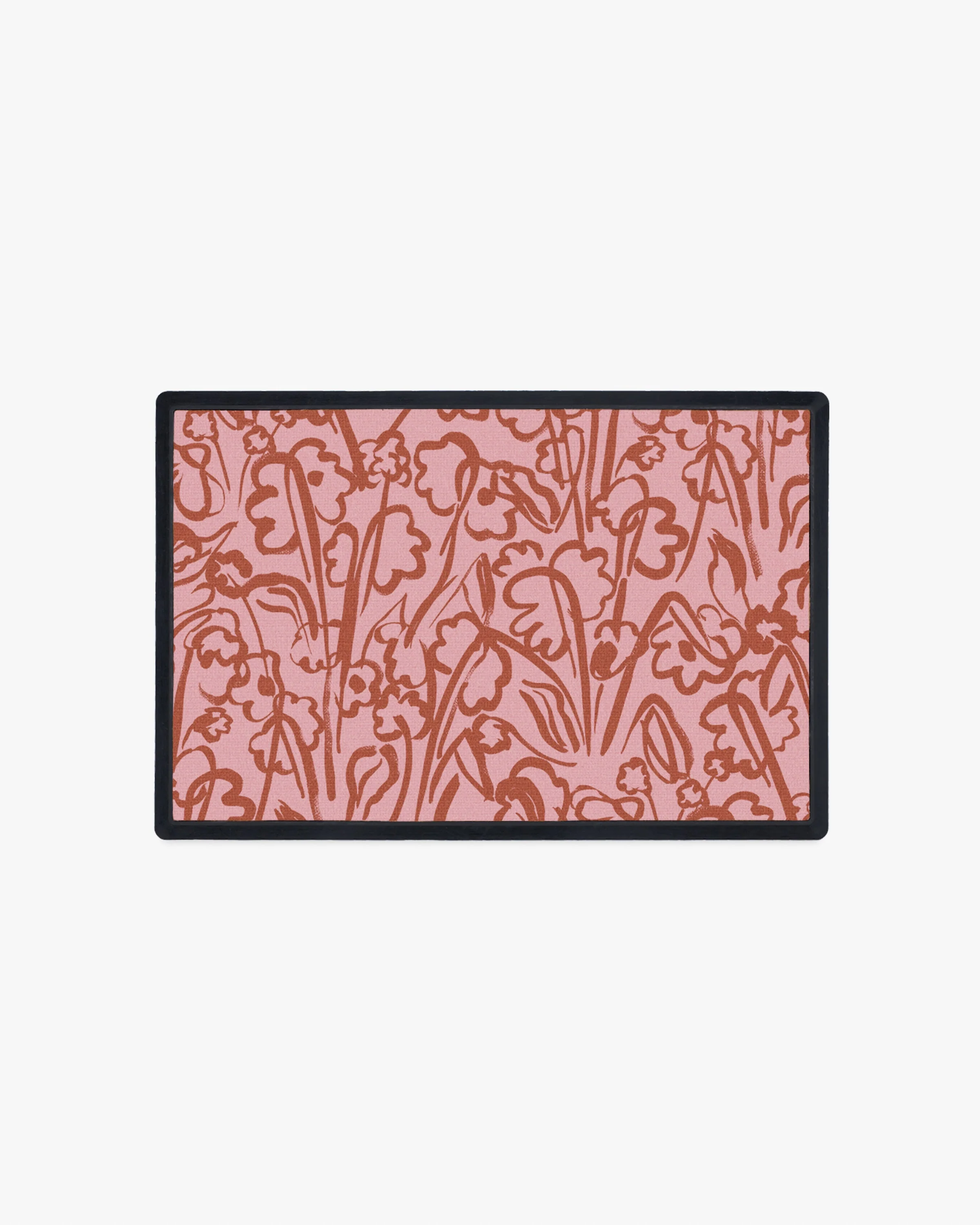 Ensikukat Pink & Coral Doormat by Marimekko