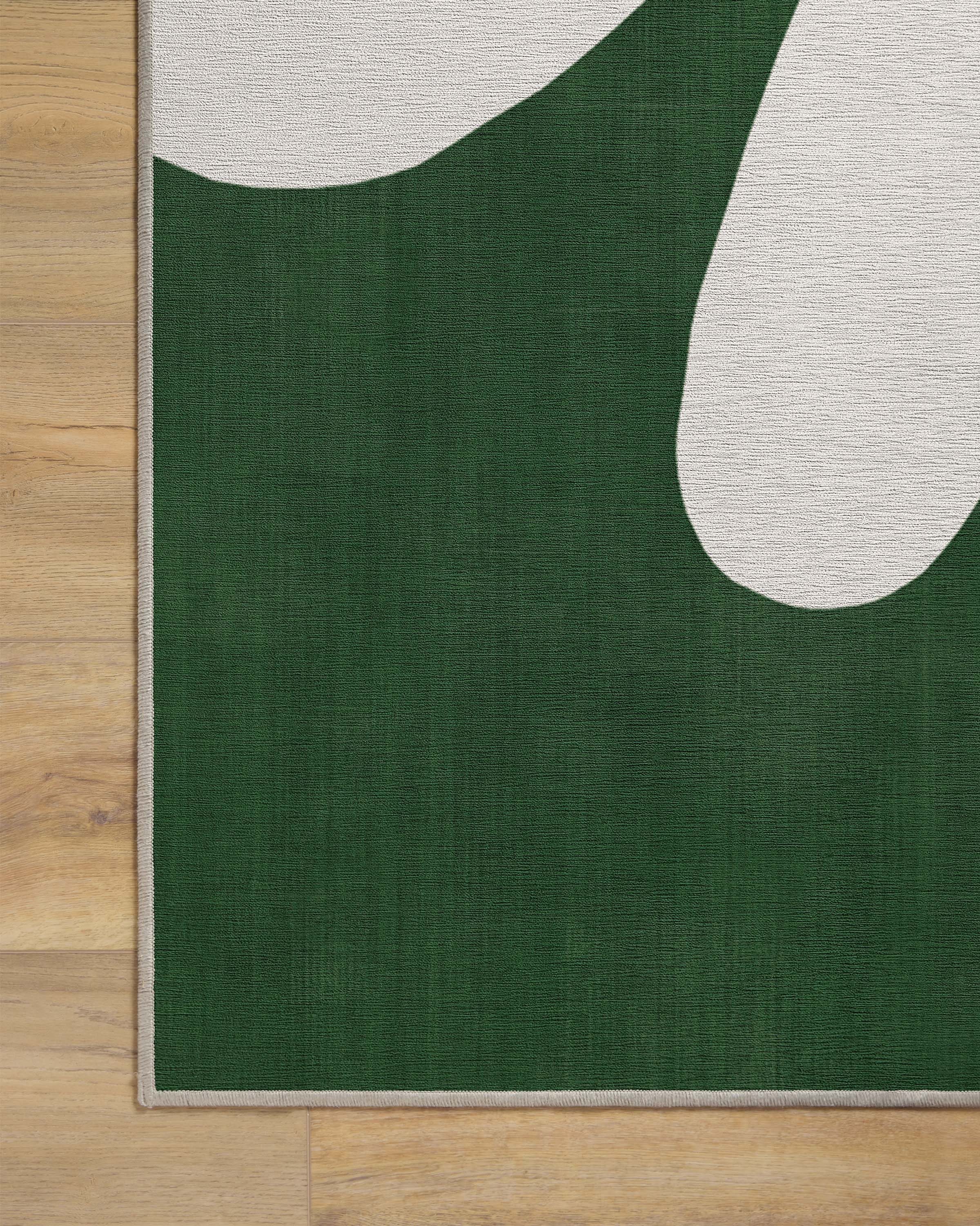 Kolmikko Green & Pink Flatwoven Rug by Marimekko - Image 11