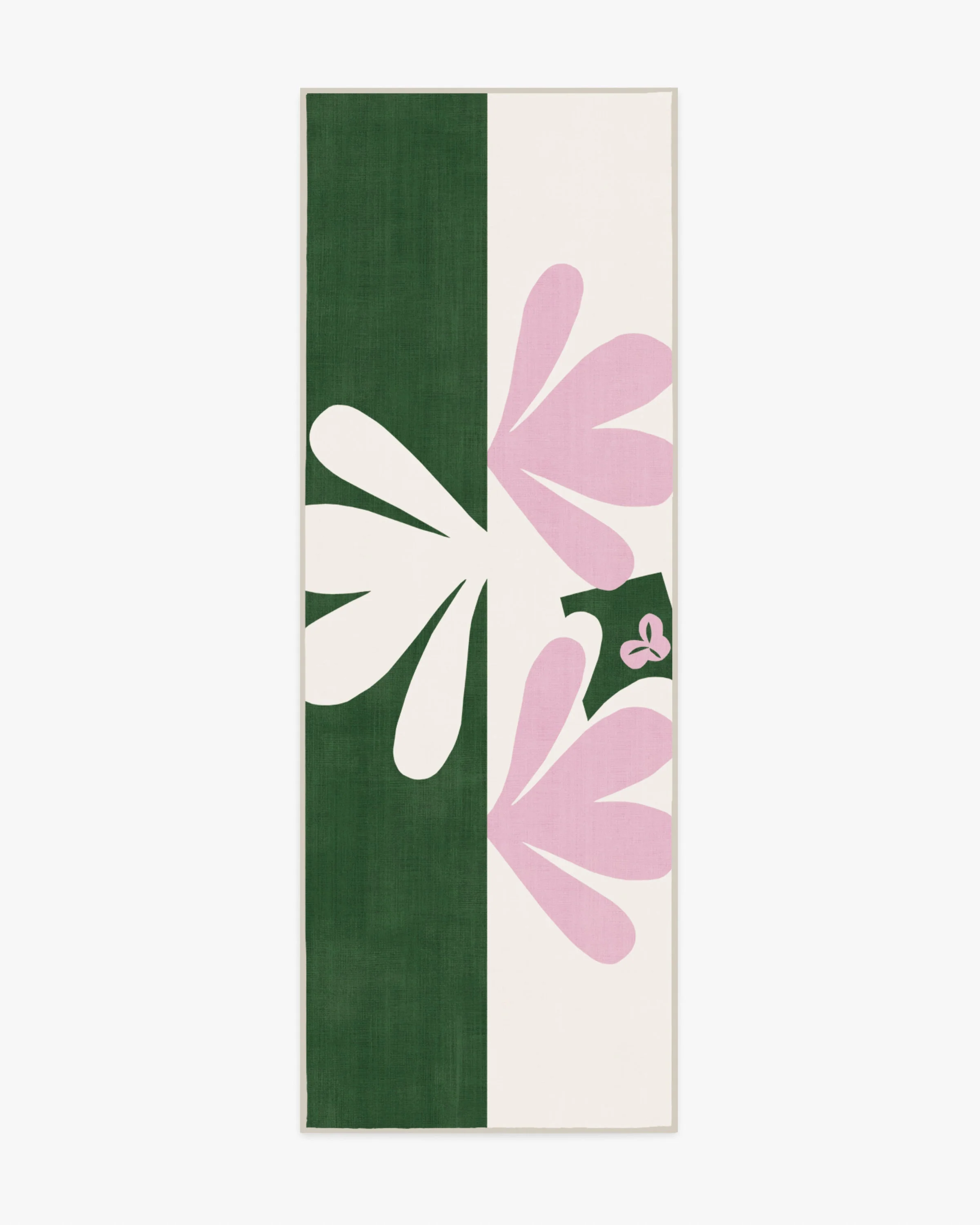 Kolmikko Green & Pink Flatwoven Rug by Marimekko - Image 3
