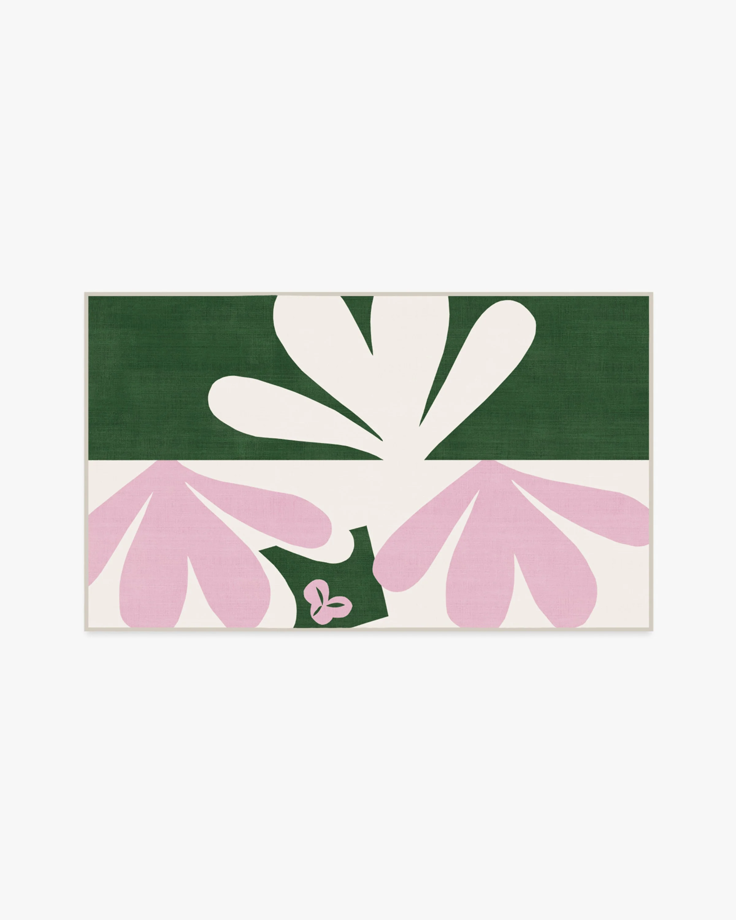 Kolmikko Green & Pink Flatwoven Rug by Marimekko - Image 4