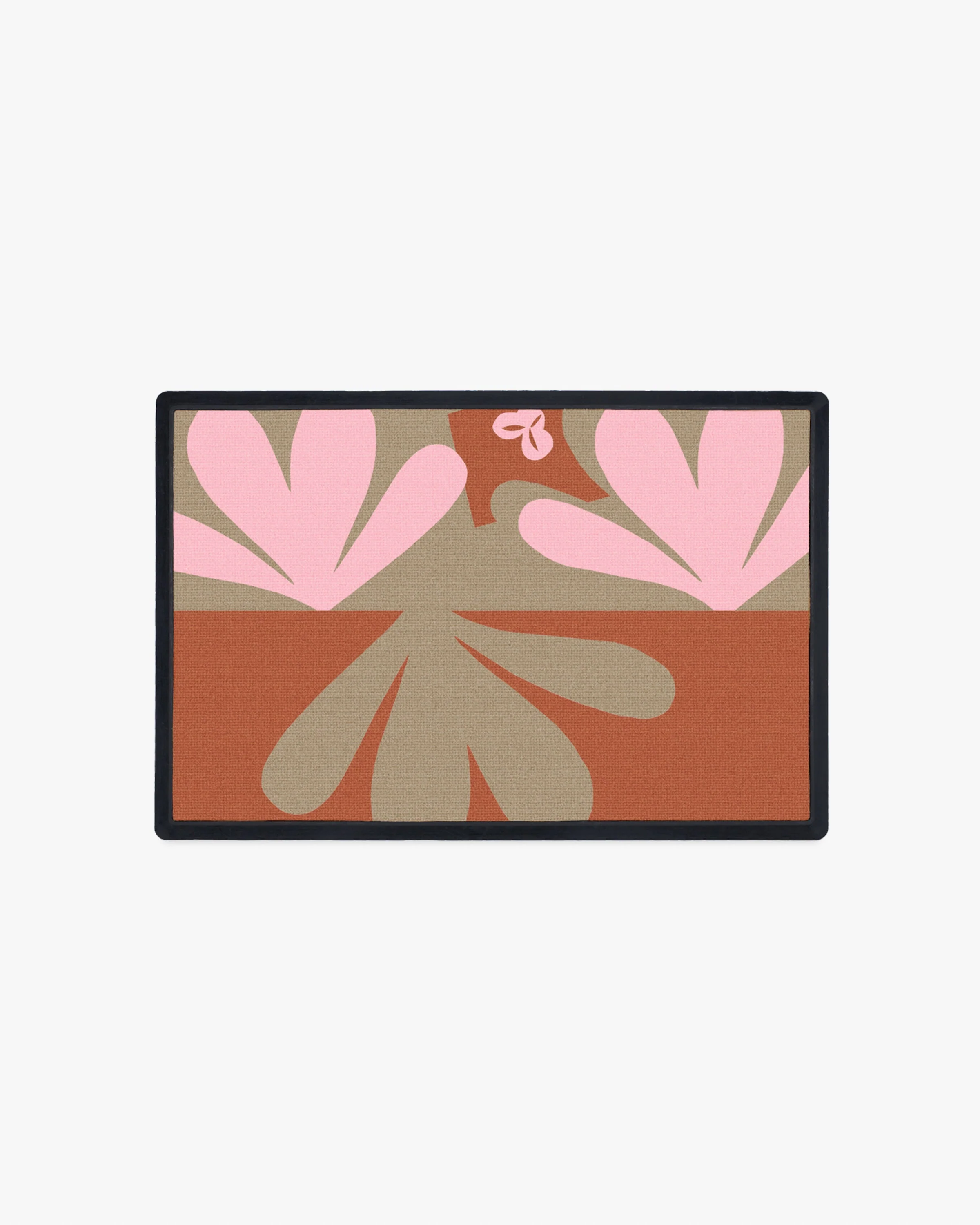 Kolmikko Pink & Orange Doormat by Marimekko