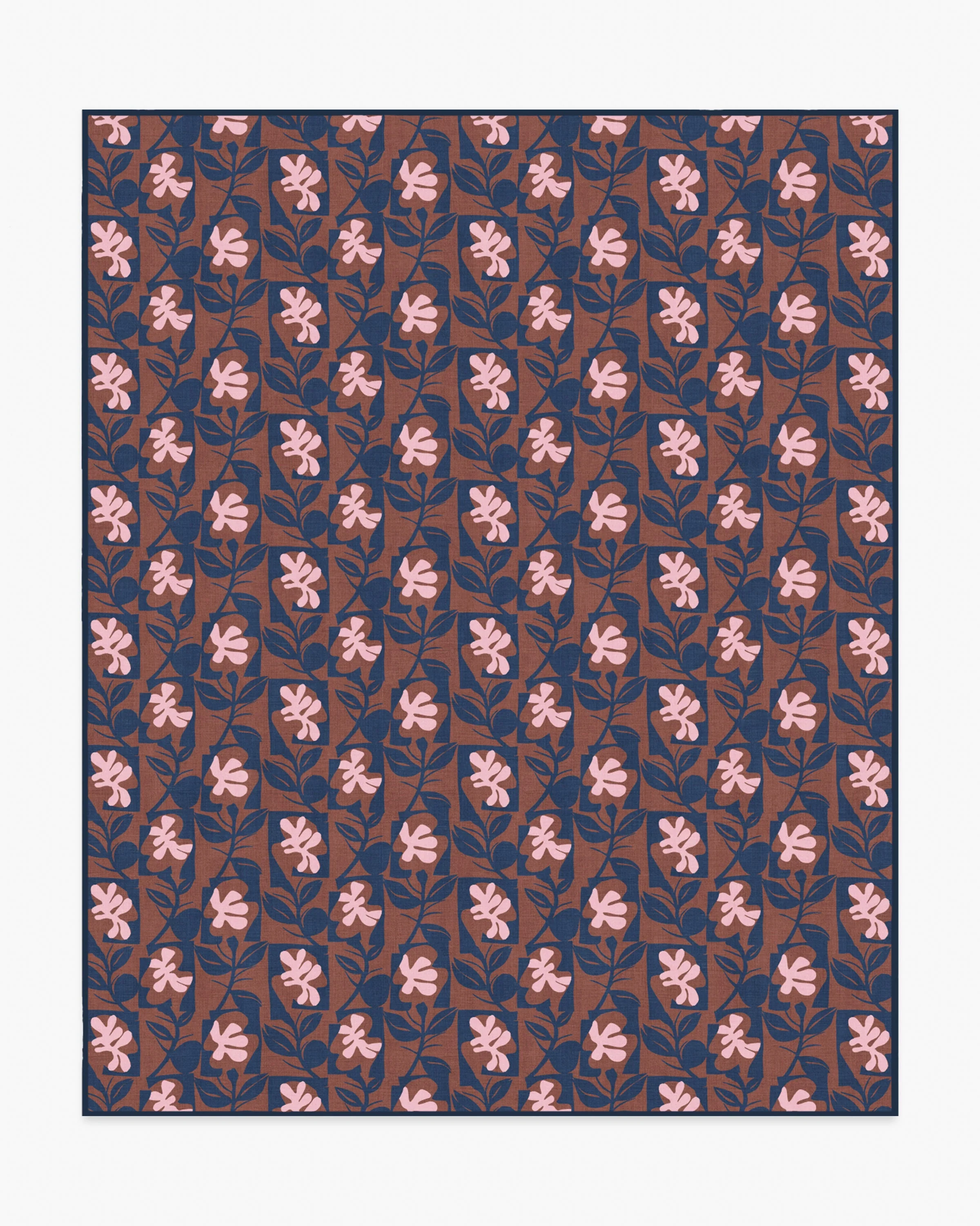 Naatit Rust Flatwoven Rug by Marimekko - Image 6