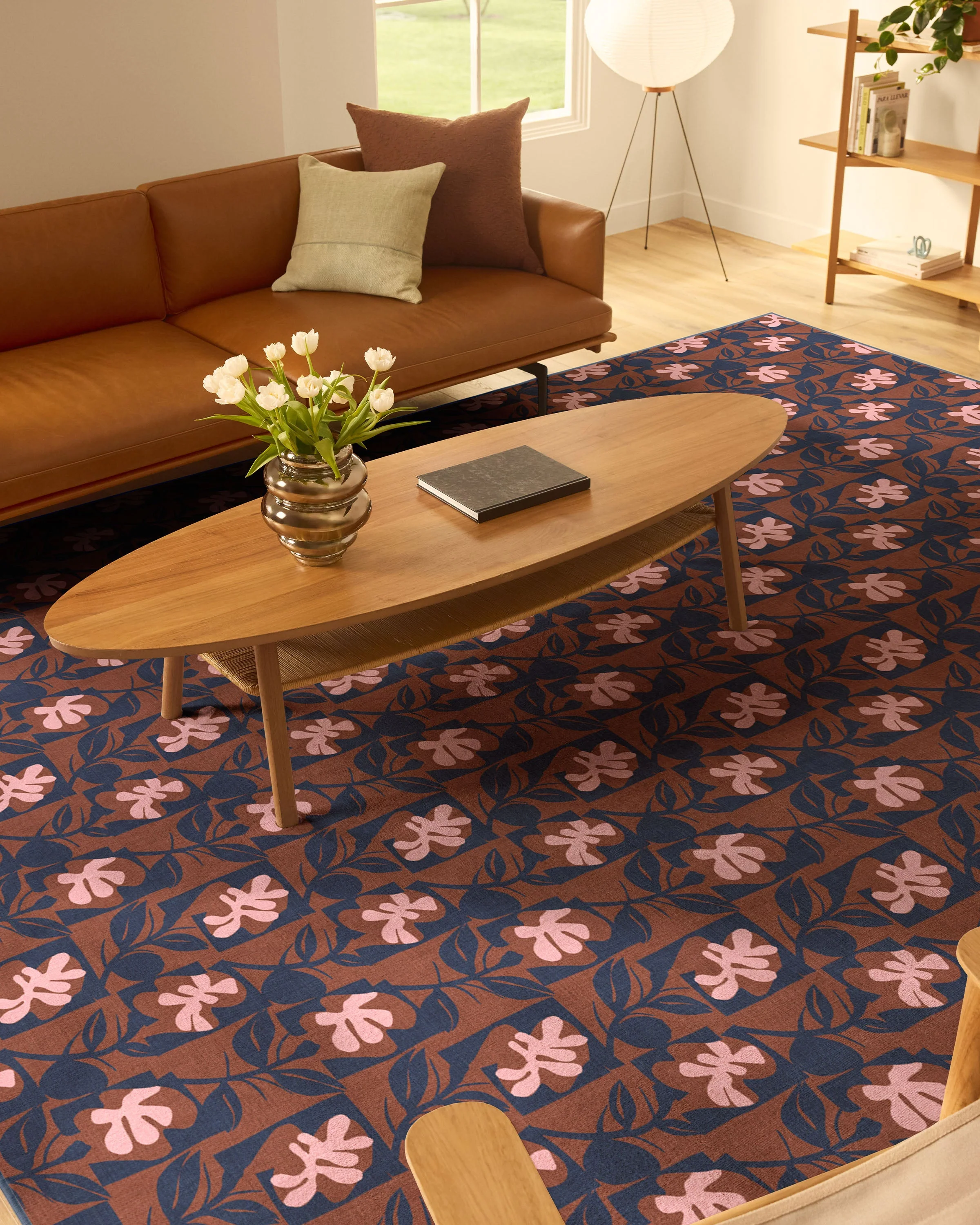 Naatit Rust Flatwoven Rug by Marimekko - Image 8