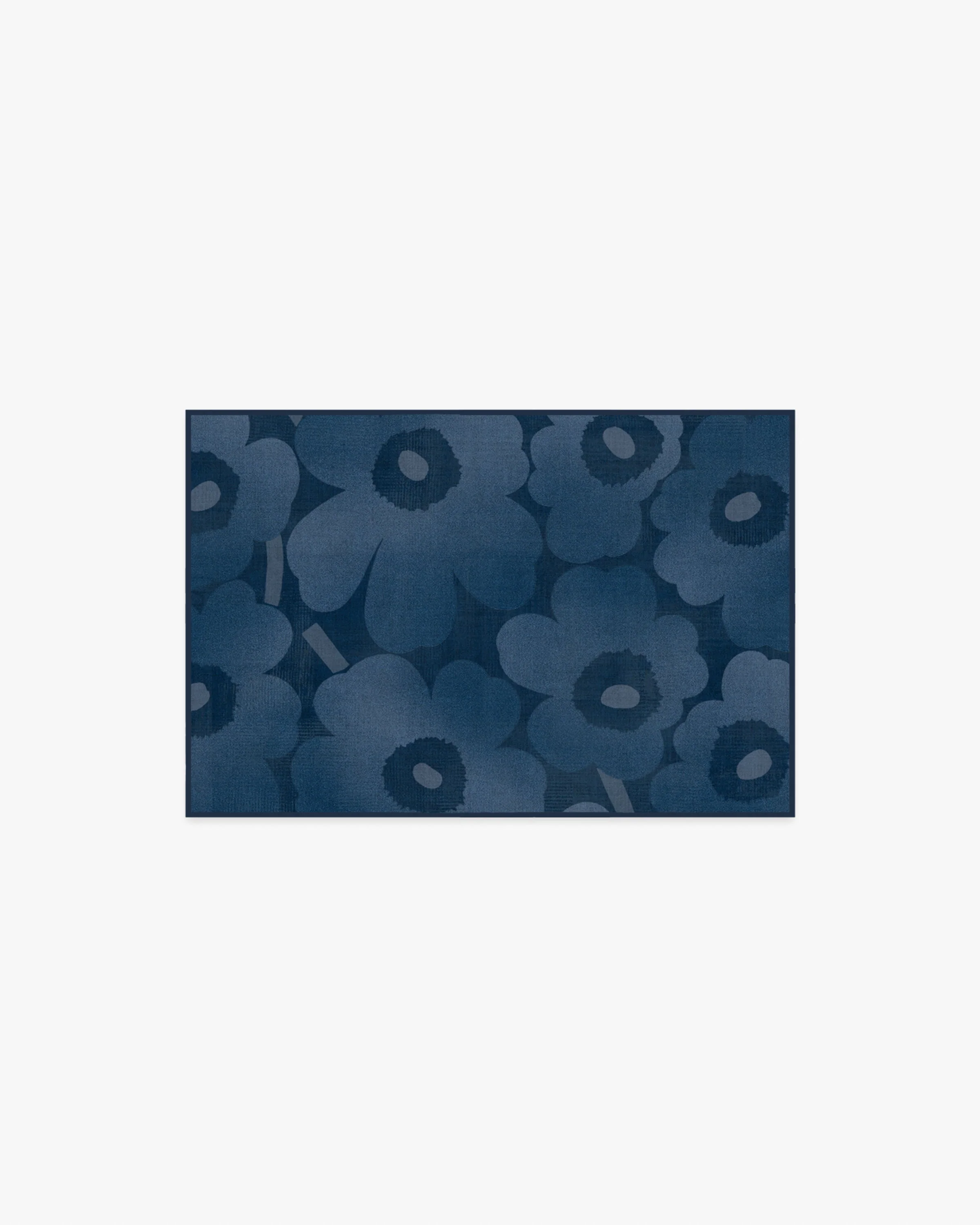Unikko Blue Rug by Marimekko - Image 2