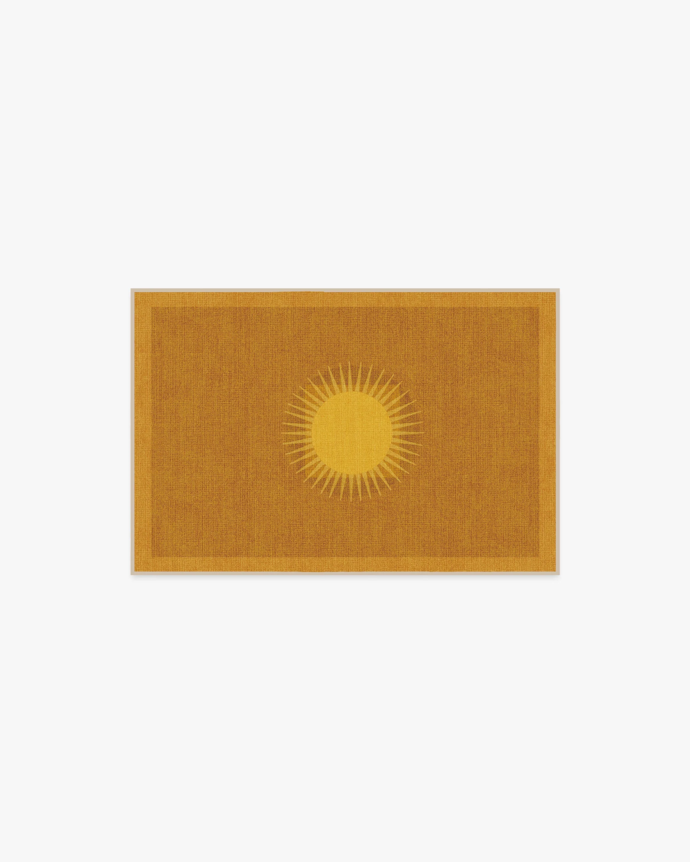Helios Gold Flatwoven Rug by Matthew Williamson - Image 8