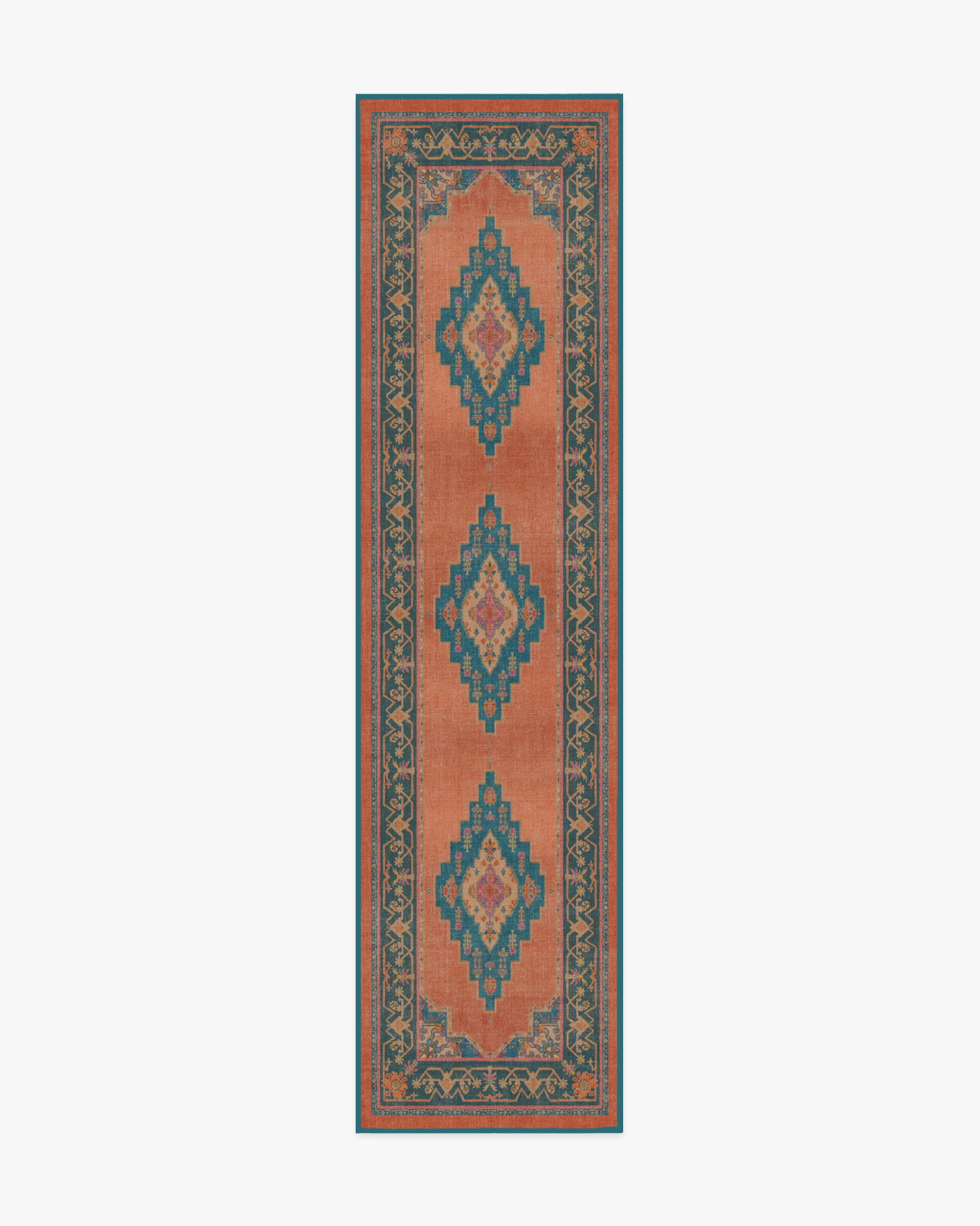 Sunset Bazaar Tropic Coral Flatwoven Rug by Matthew Williamson - Image 11