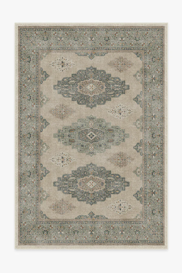 Maxine Natural Sage Flatwoven Rug - Image 14