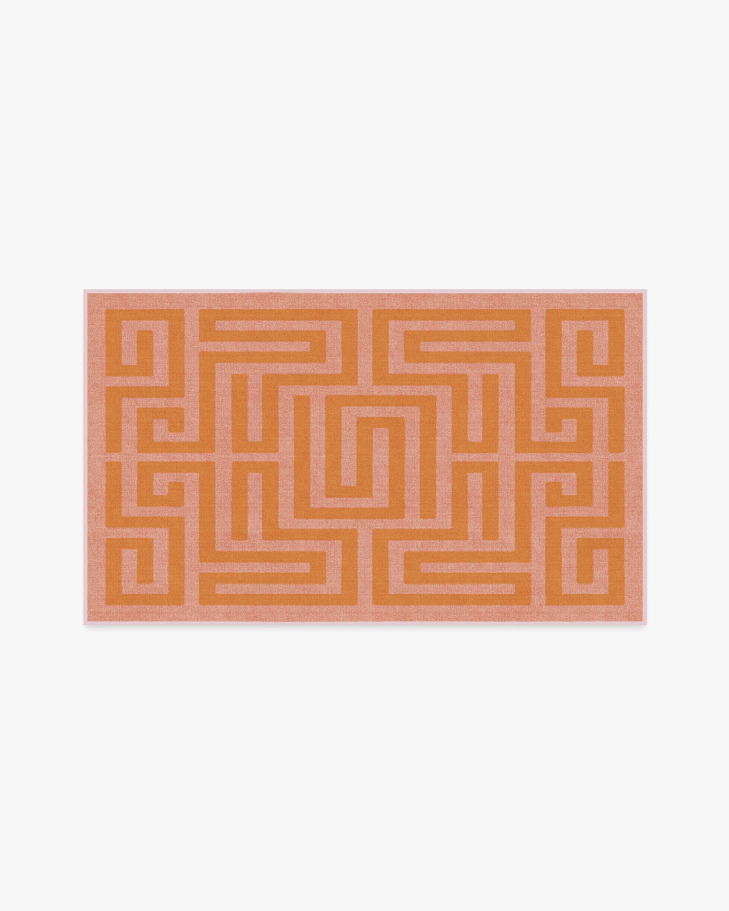 Maze Pink & Orange Rug - Image 4
