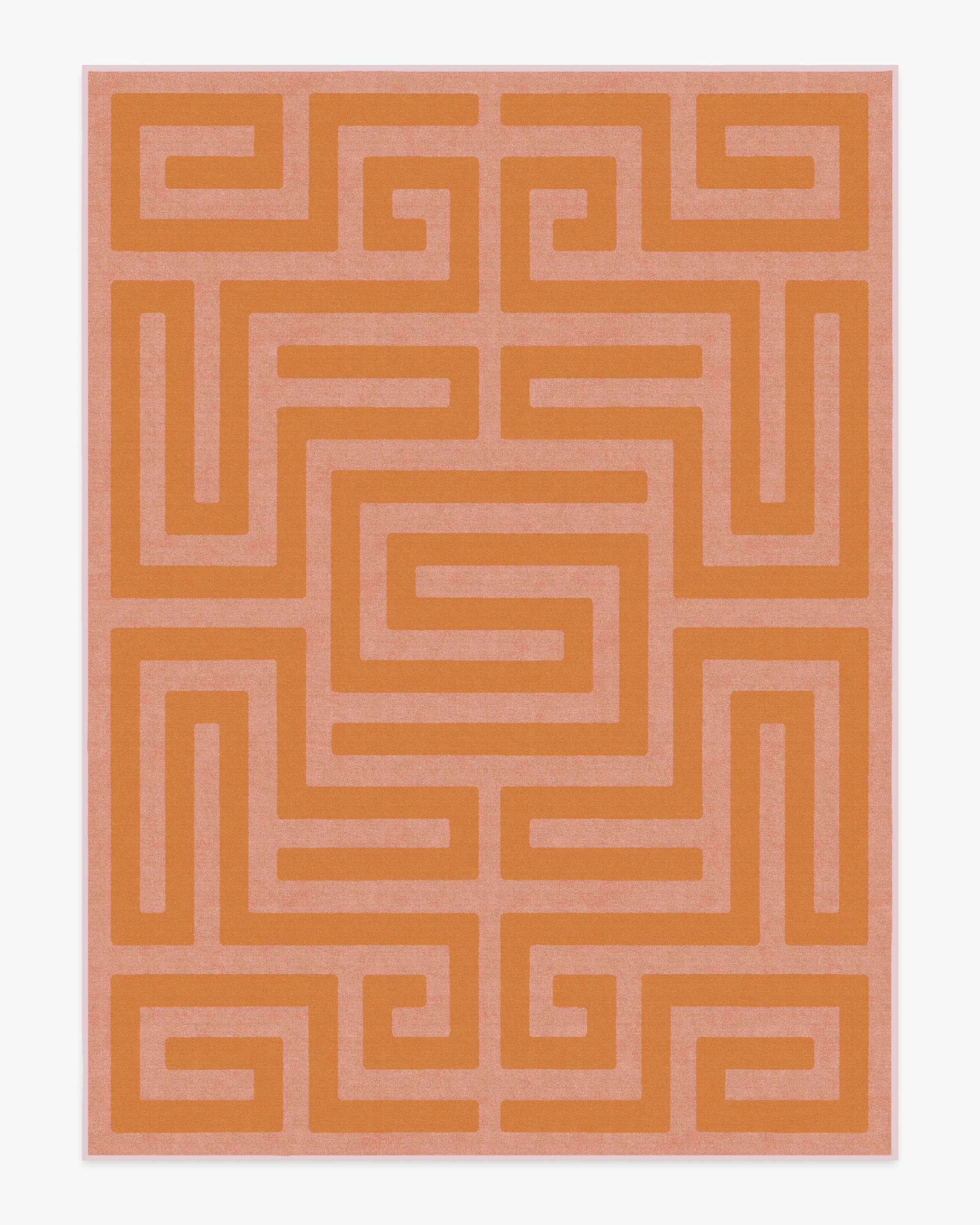 Maze Pink & Orange Rug - Image 8
