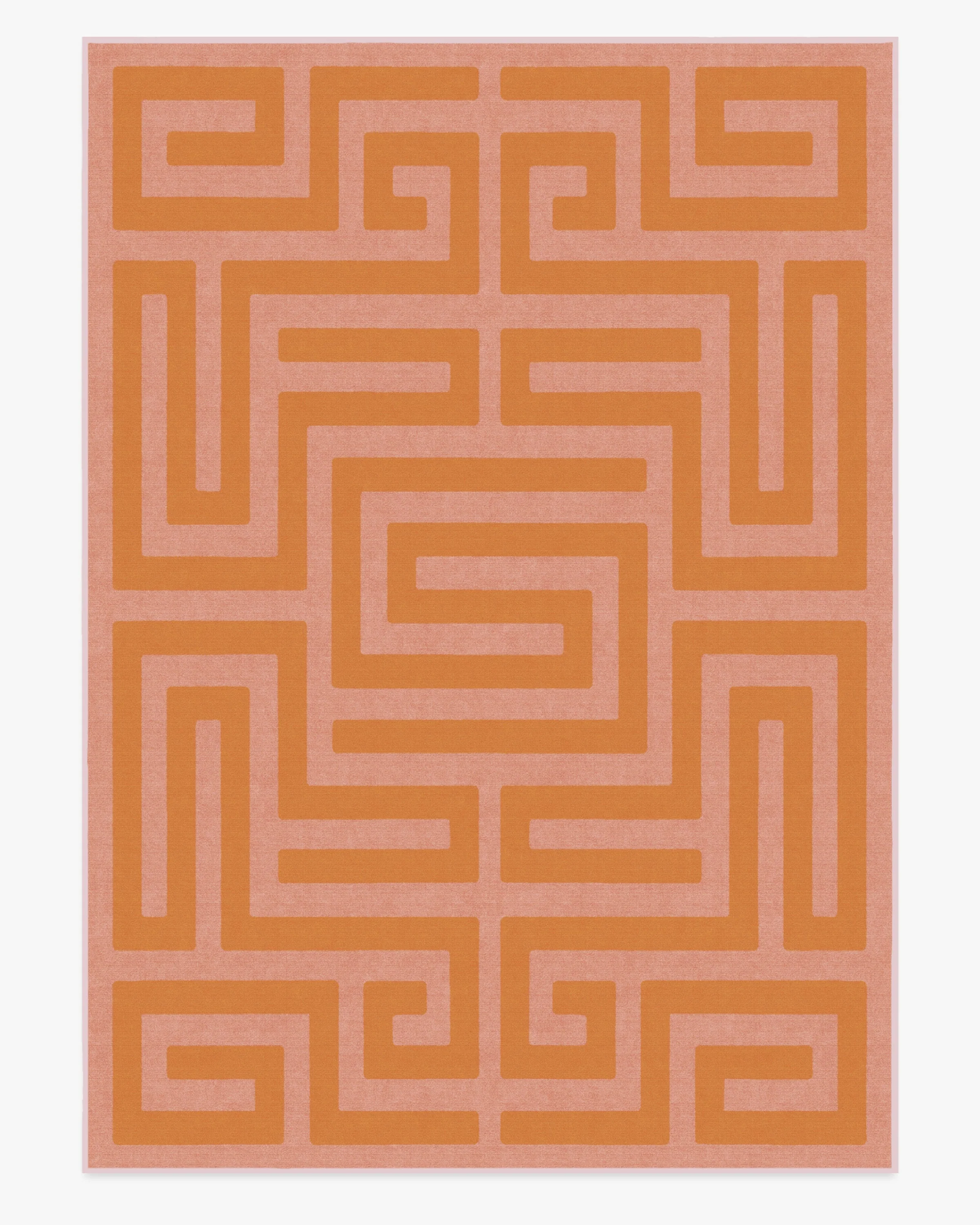 Maze Pink & Orange Rug - Image 9