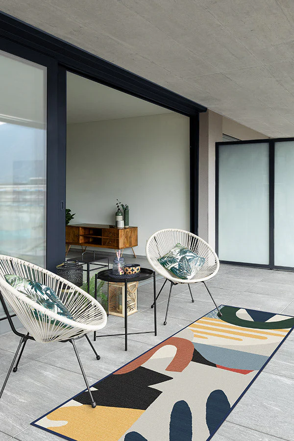 Medley Multicolor Outdoor Rug - Image 4