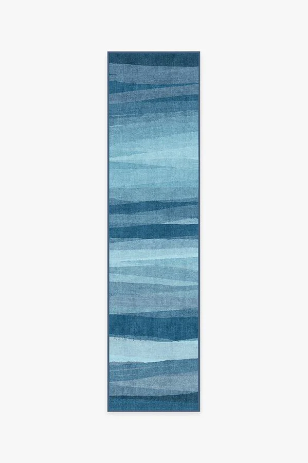 Meridian Blue Flatwoven Rug - Image 11
