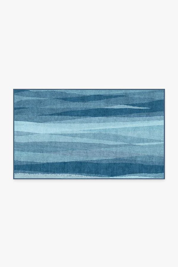 Meridian Blue Flatwoven Rug - Image 12