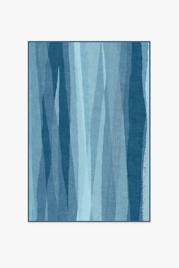 Meridian Blue Flatwoven Rug - Image 13