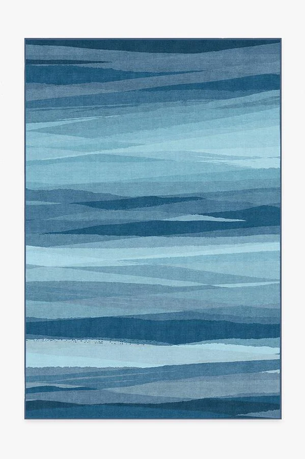 Meridian Blue Flatwoven Rug - Image 14