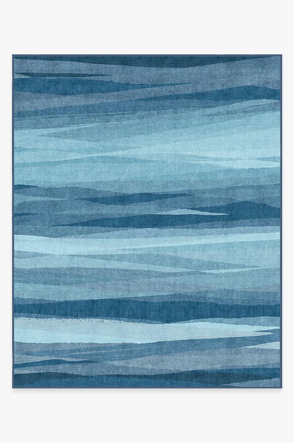 Meridian Blue Flatwoven Rug - Image 15