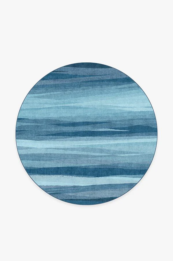 Meridian Blue Flatwoven Rug - Image 17