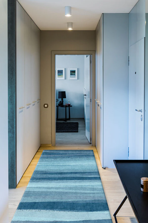 Meridian Blue Flatwoven Rug - Image 4