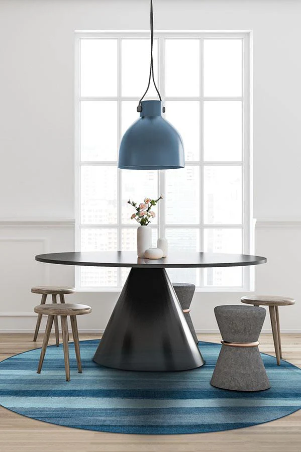 Meridian Blue Flatwoven Rug - Image 7