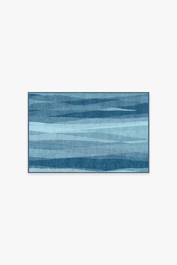 Meridian Blue Flatwoven Rug - Image 9