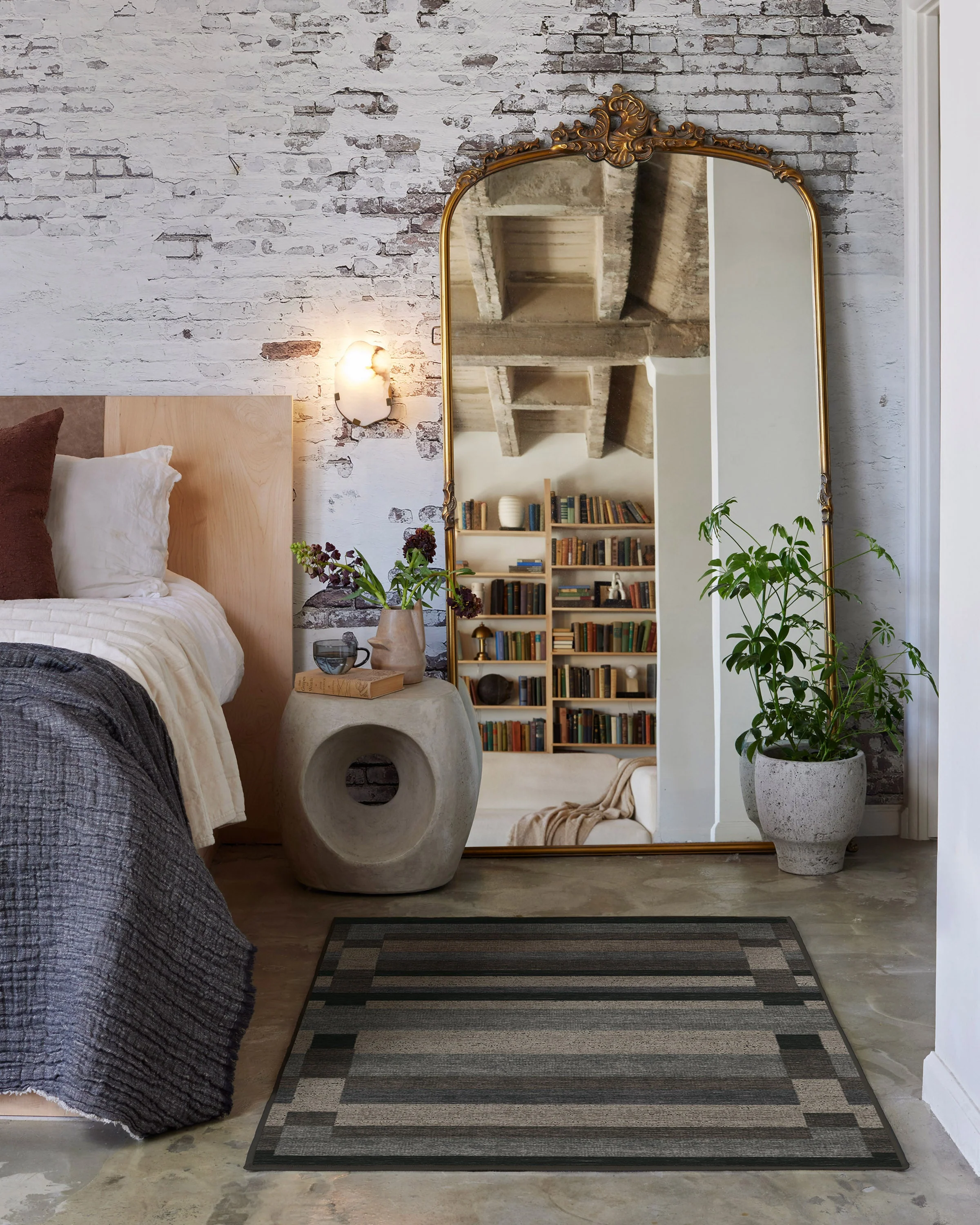 Paris Tonal Grey Flatwoven Rug by Michael Michalsky - Image 6