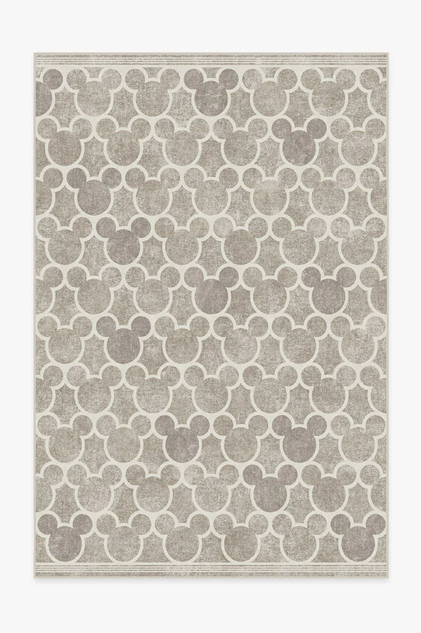 Mickey Trellis Ash Grey Flatwoven Rug - Image 14